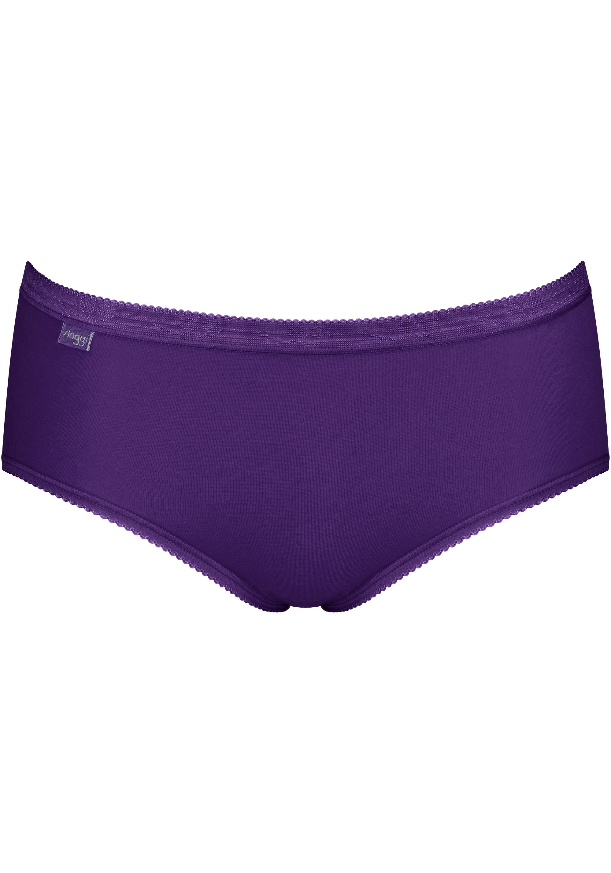 sloggi Midislip »Basic+«, (3er Pack), Baumwollmix, klassischer Stil, mittelhoher Bund, Softnähte