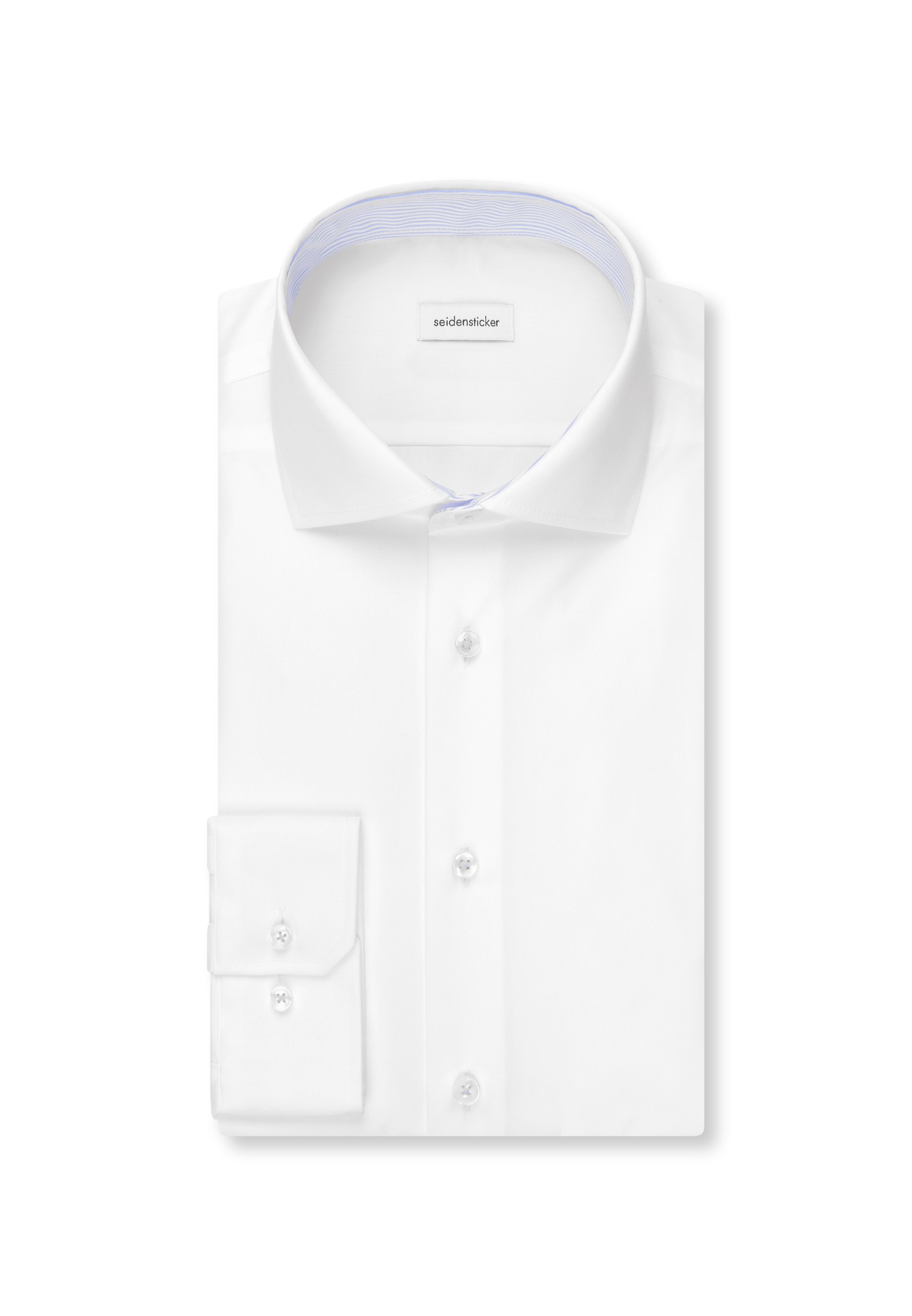 seidensticker Chemise d'affaires »Schwarze Rose« Slim 1/1 Kentkragen Uni