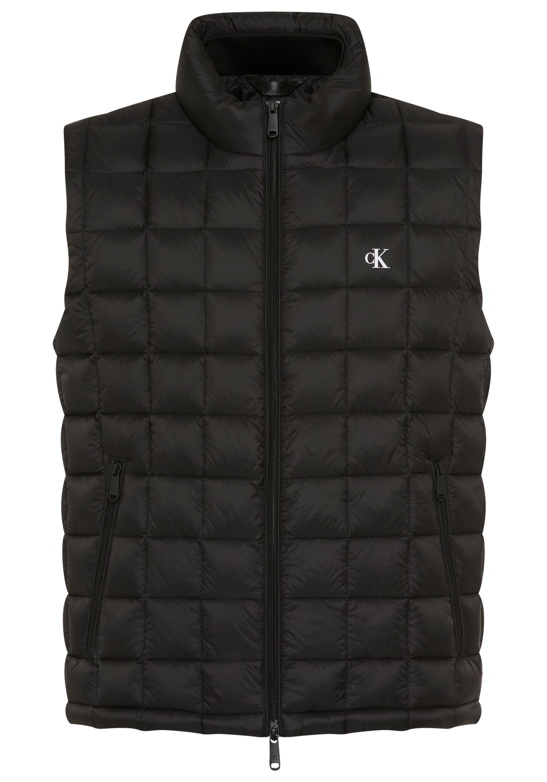 Calvin Klein Jeans Steppjacke Stehkragen, 2-Wege-Zipper, modische Steppung