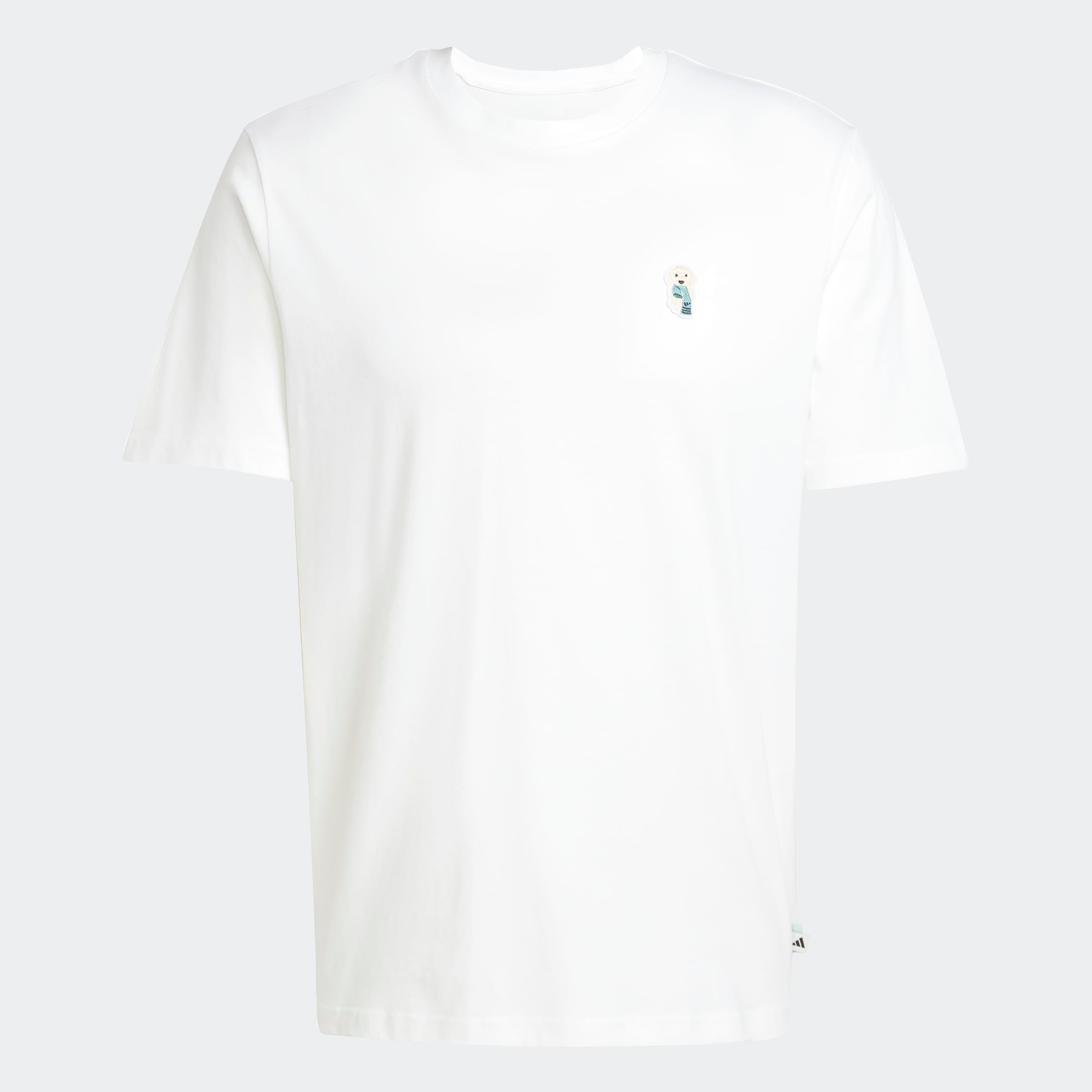 adidas Sportswear T-shirt »DOG SOCK PATCH GRAPHIC« sportlicher Schnitt, mit kurzem Arm, für Laufaktivitäten