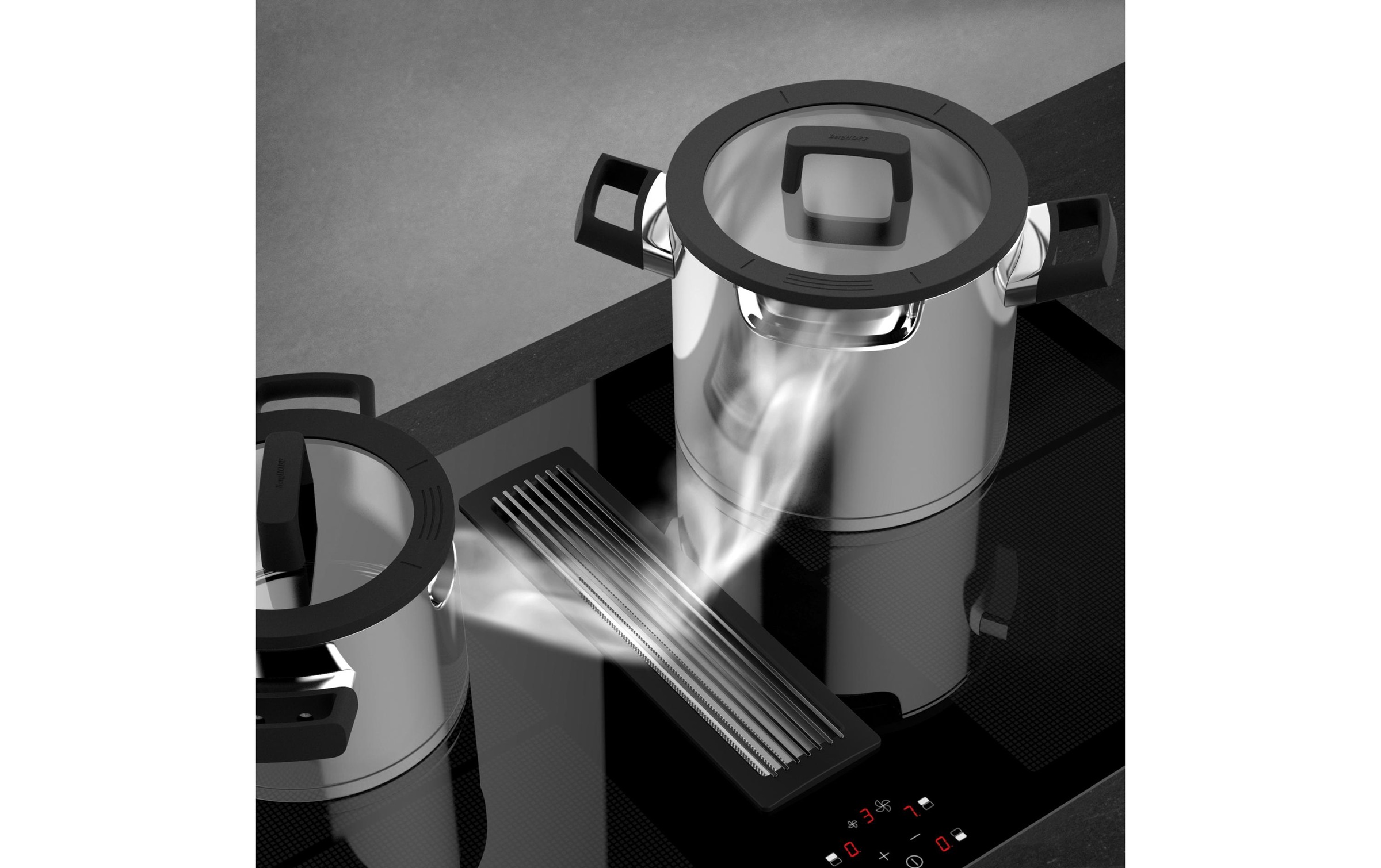 BergHOFF Topf-Set »Gem Downdraft« (6tlg,)«, Edelstahl