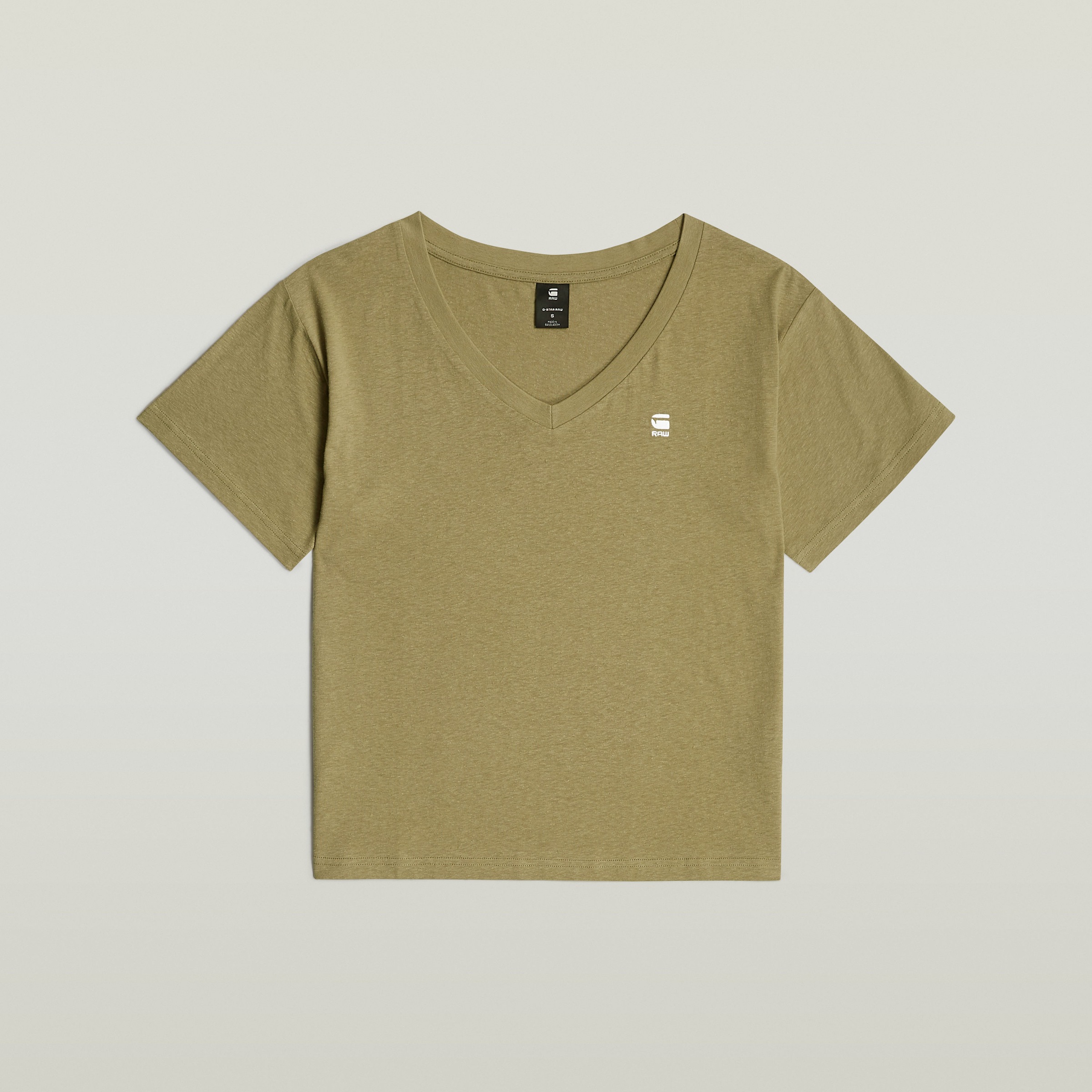 G-STAR V-Shirt »Open V Relaxed«, mit Logo Druck