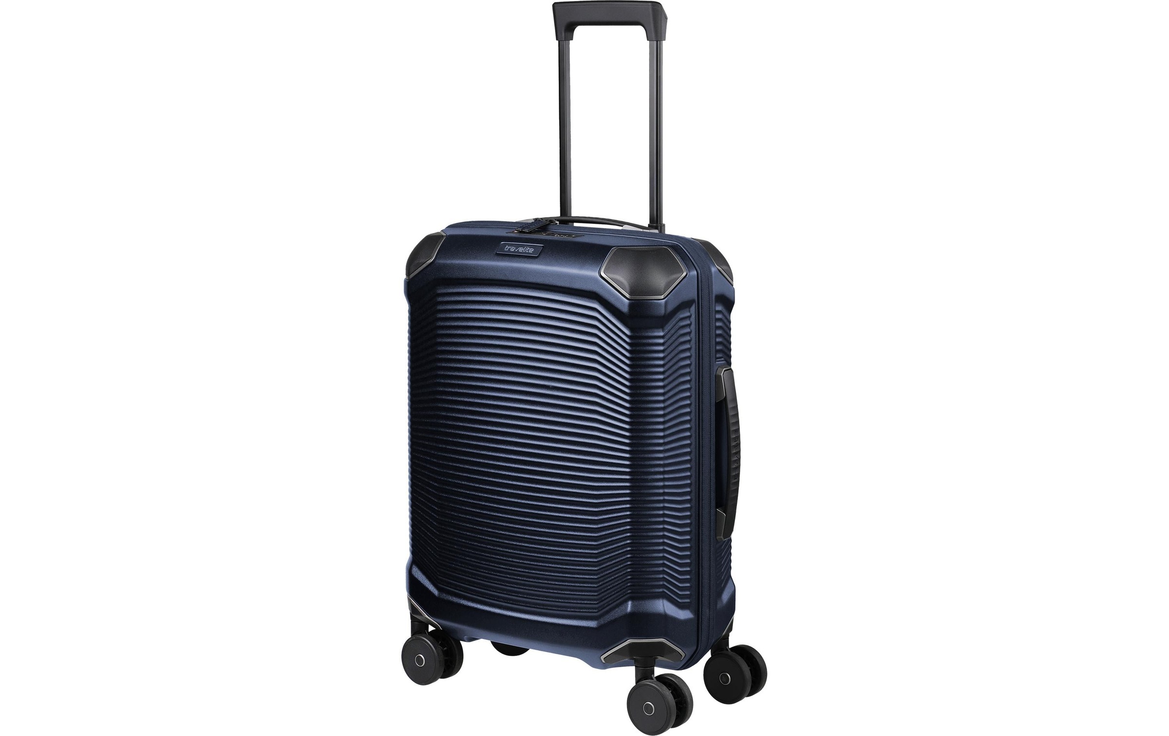 travelite Trolley »MILLENNIUM Reisekoffer Hartschale« 37 l 4 Rollen aus leichtem Polycarbonat mit stabiler Bauweise und Innenaufteilung