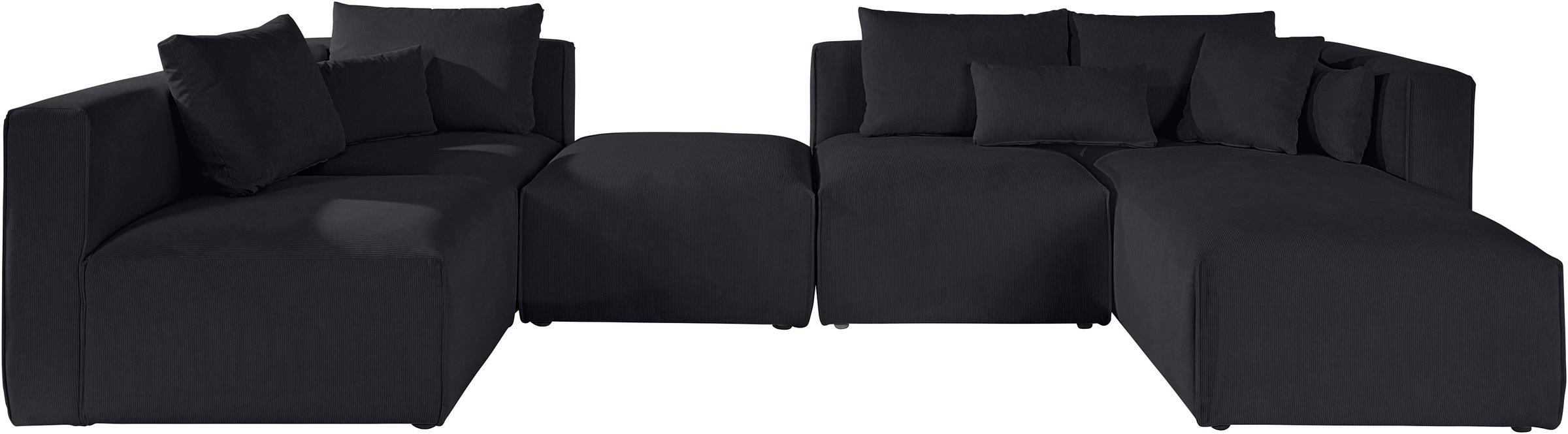 Image of Guido Maria Kretschmer Home&Living Wohnlandschaft »Comfine«, zusammengesetzt aus Modulen, in 3 Stoffen und vielen Farben, Bezug auch in Luxus-Microfaser in Teddyfelloptik bei Ackermann Versand Schweiz