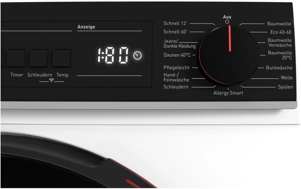   Waschmaschine »ES-WNFB214CWDA Links« 12 kg 1400 U/min