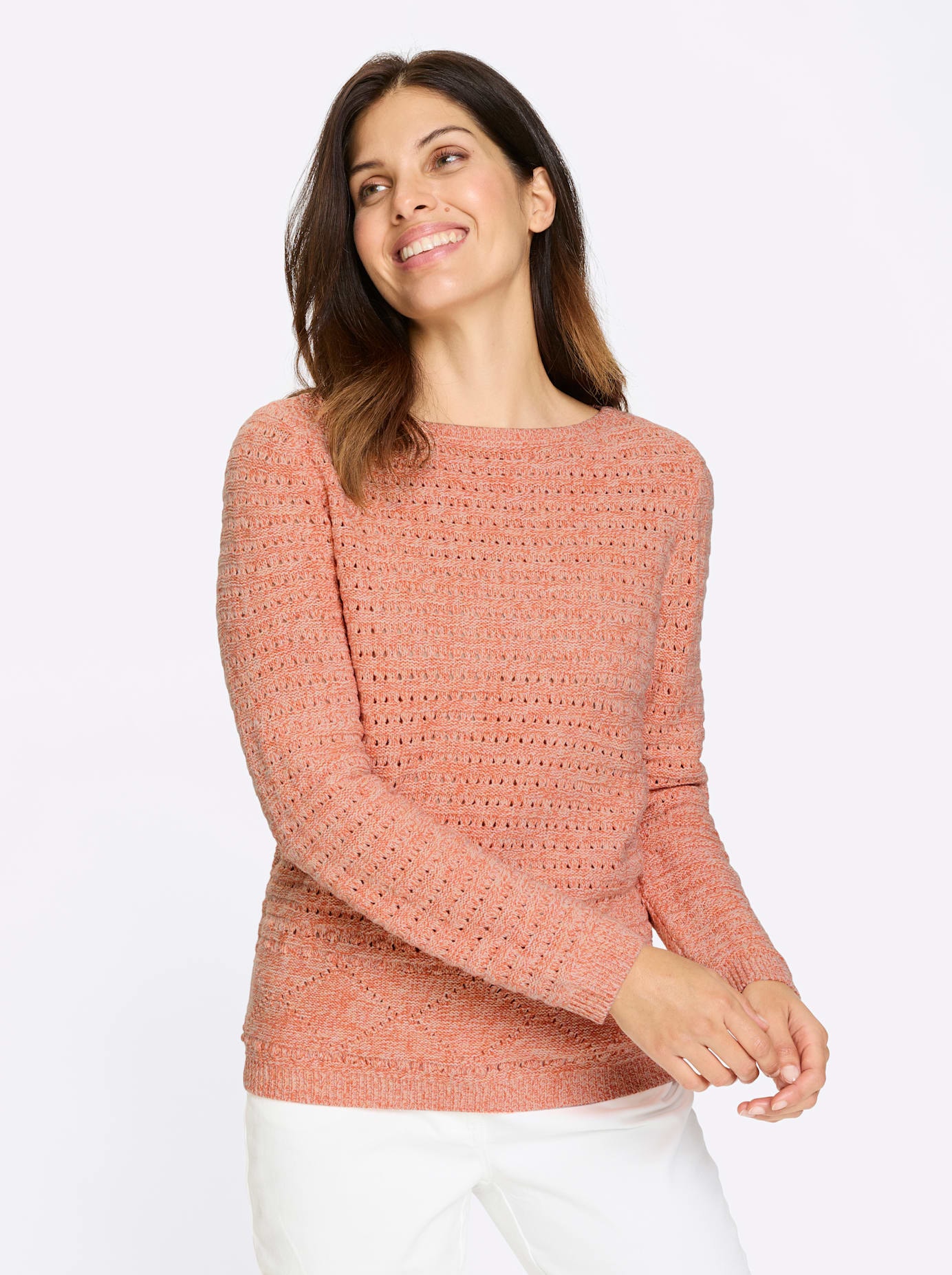 Classic Basics Pull en tricot »Ajour-Pullover«