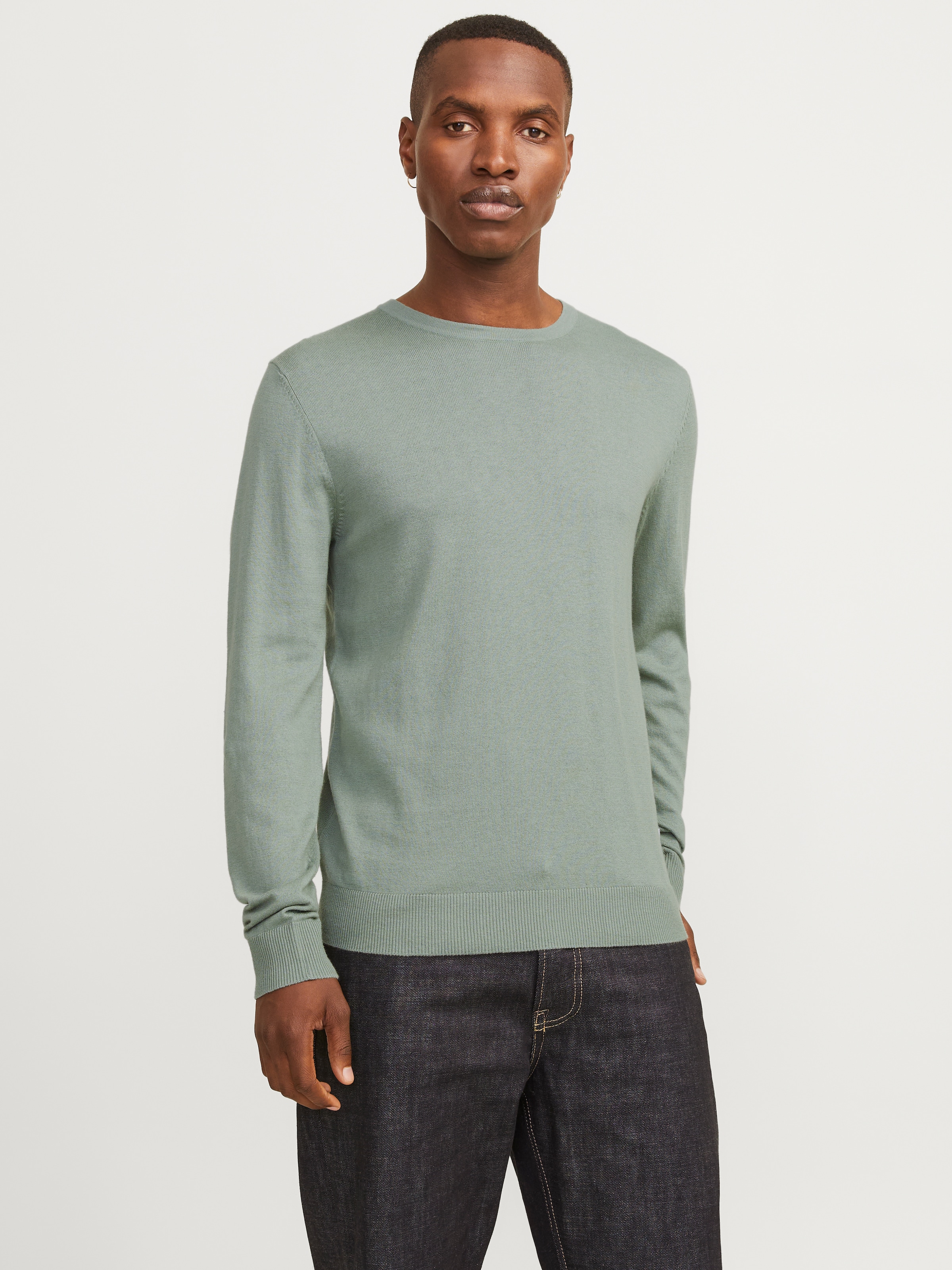 Jack & Jones Strickpullover »JJEEMIL KNIT CREW NECK NOOS«, mit Rundhalsausschnitt