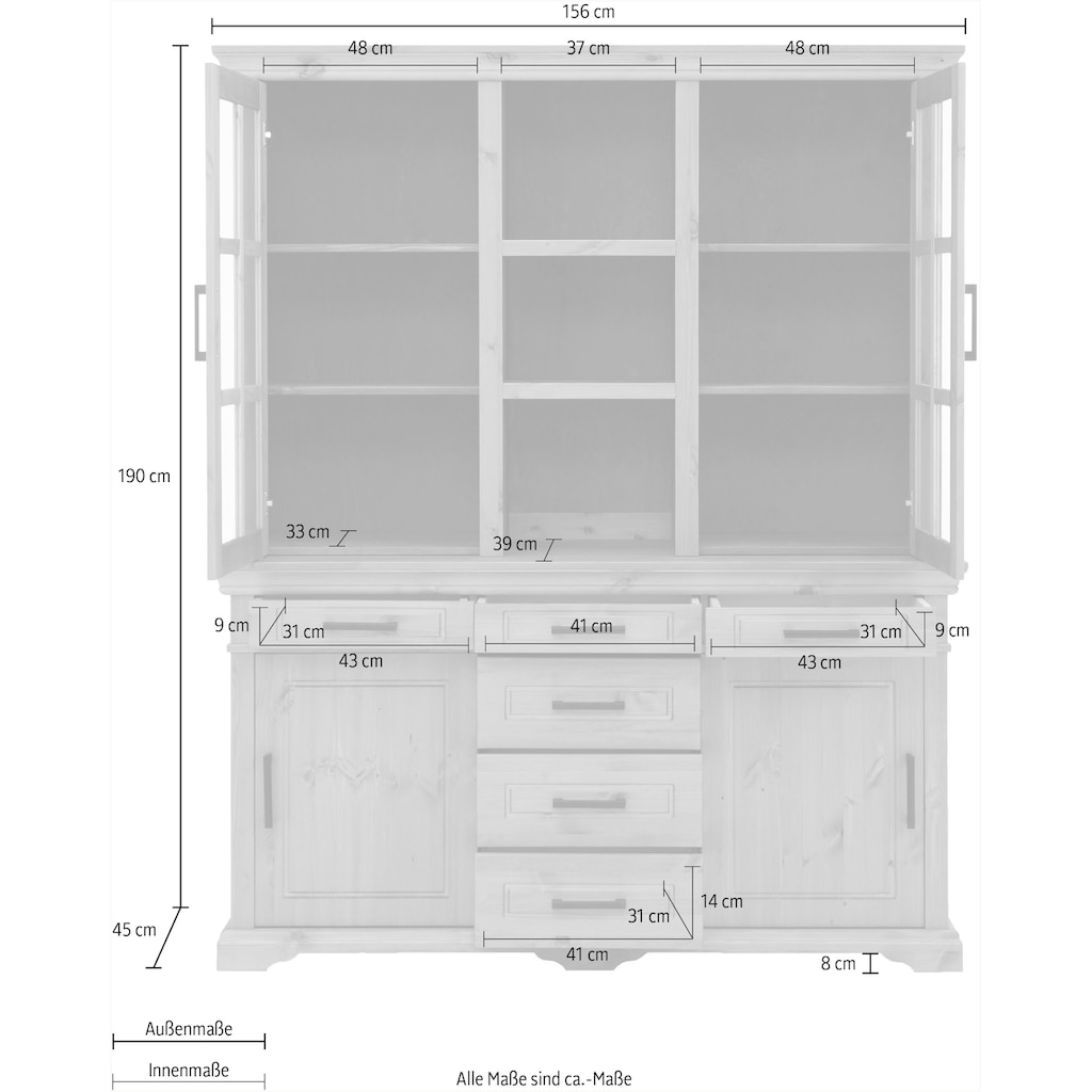 Home affaire Vitrine »Anabel«