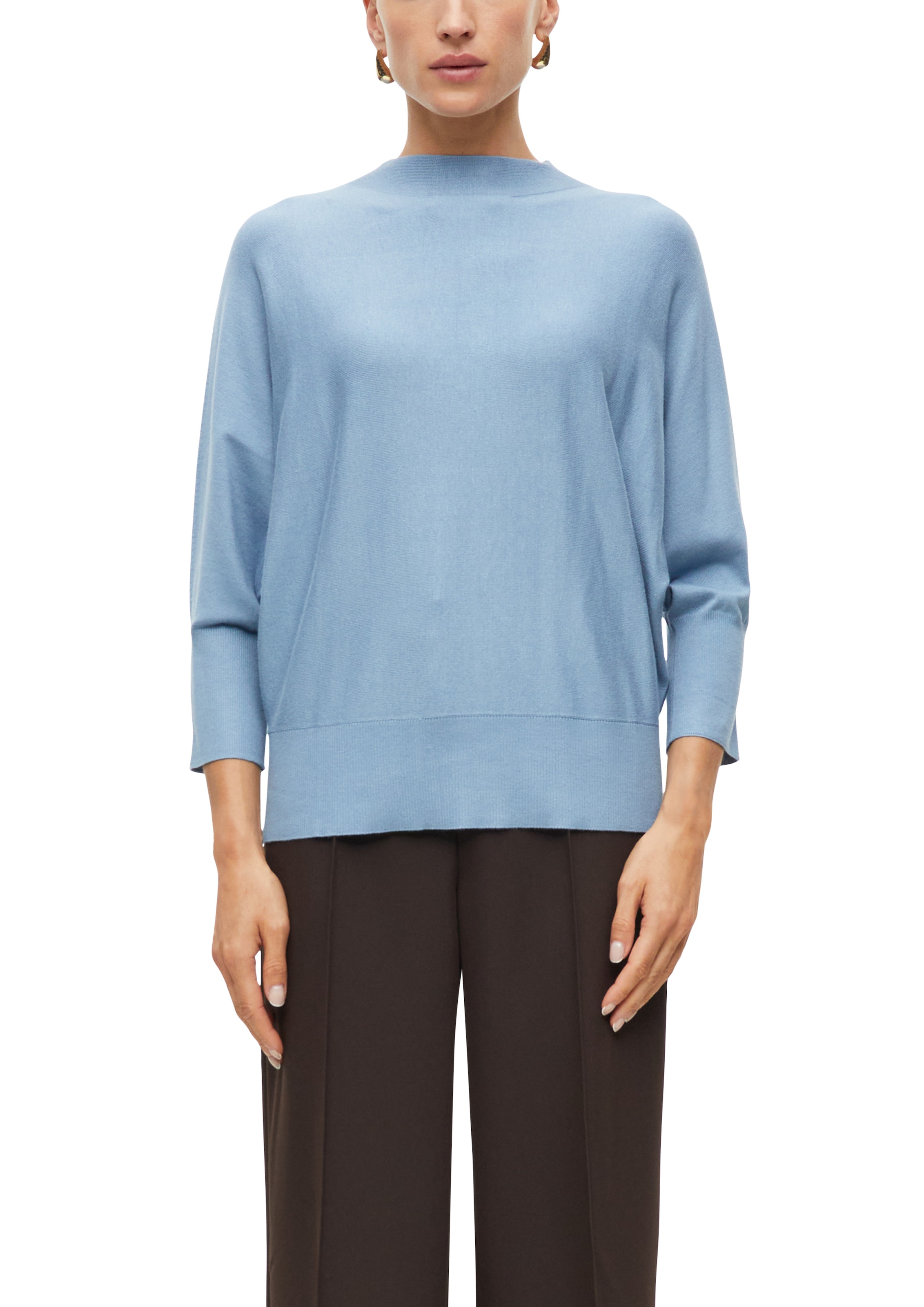 Image of s.Oliver BLACK LABEL Strickpullover Rundhals / Viskose