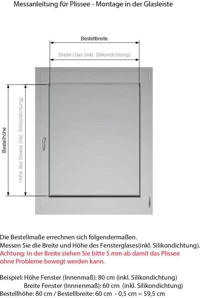 indeko Plissee »simple«, Lichtschutz, mit Bohren, verspannt, nach Mass