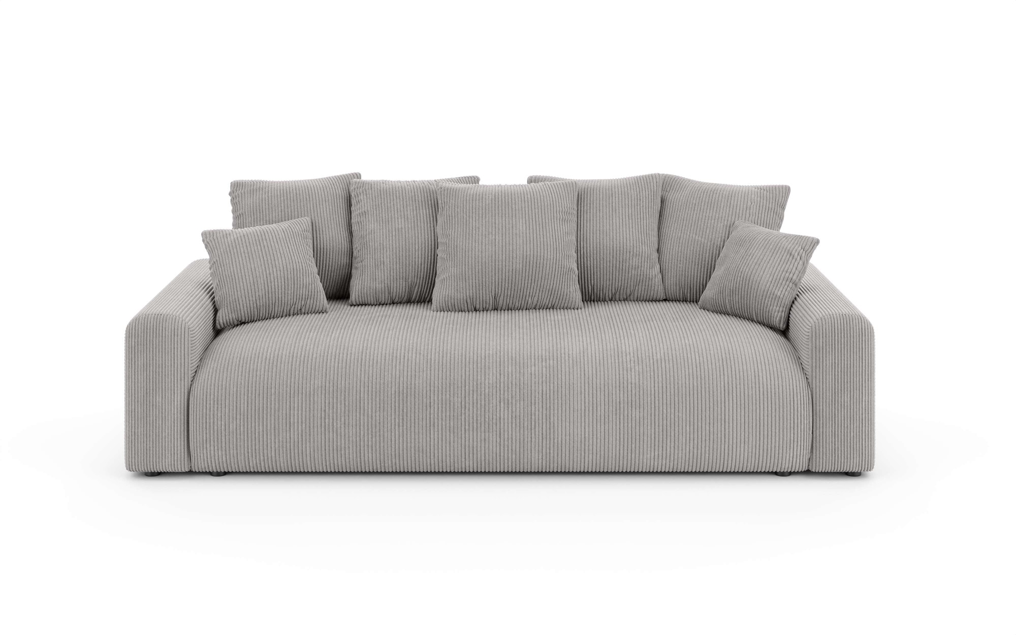 Home affaire Big-Sofa »LAKESIDE klein 3-Sitzer Schlafsofa mit Bettkasten, Breite 238 cm« Liegefläche 149x195 cm, hoher Sitzkomfort, Masse B/T/H: 238/98/85cm
