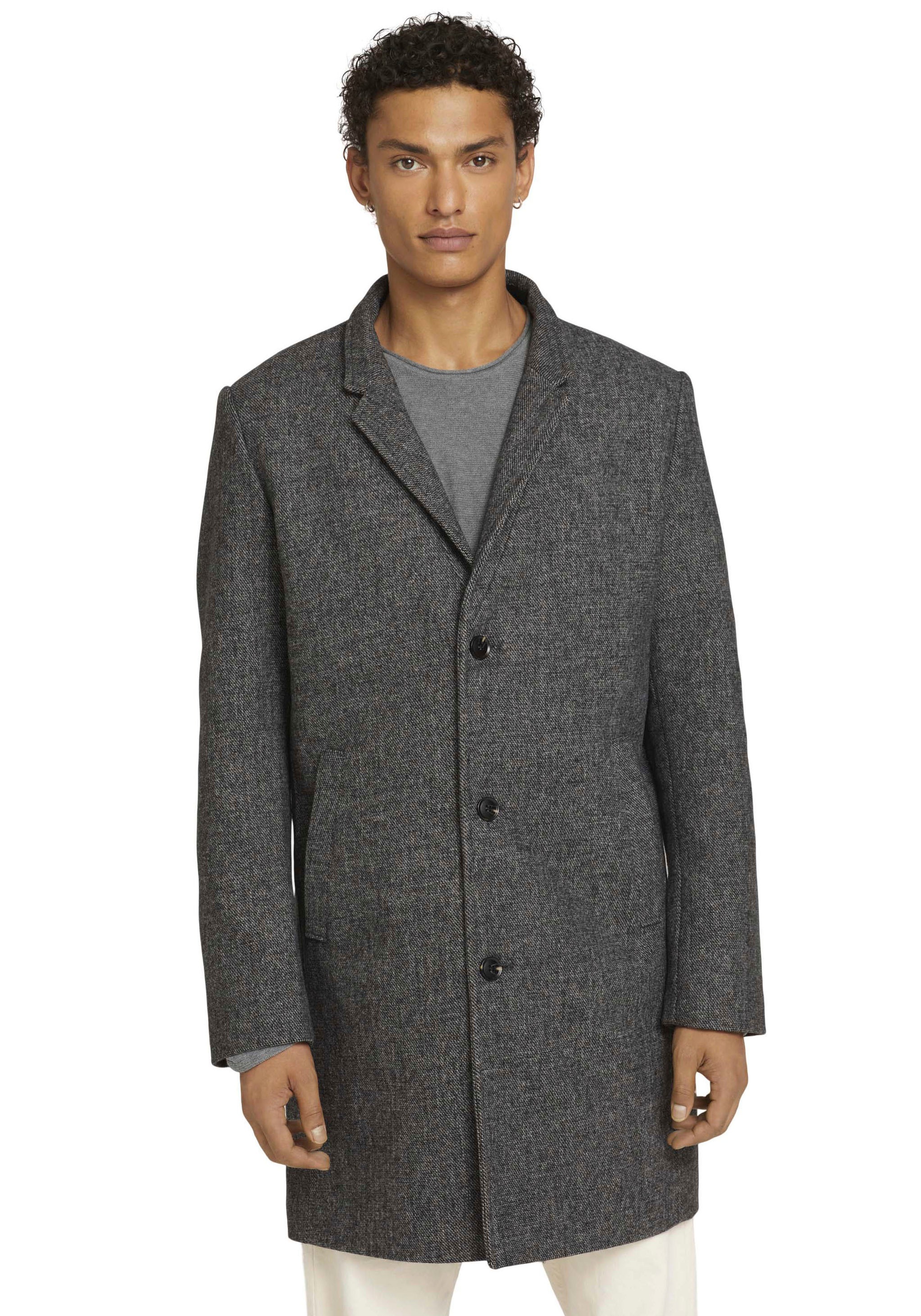 Image of TOM TAILOR Denim Wollmantel, mit Fischgrätmuster bei Ackermann Versand Schweiz