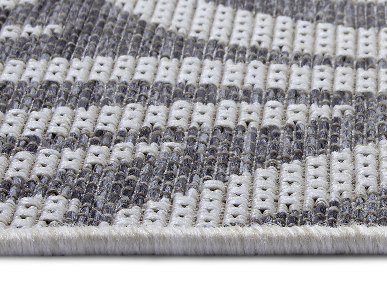 NORTHRUGS Teppich »Cebra«, rechteckig, 4 mm Höhe, Flachgewebe Zebra Design, gekettelt, Robust, Pflegeleicht