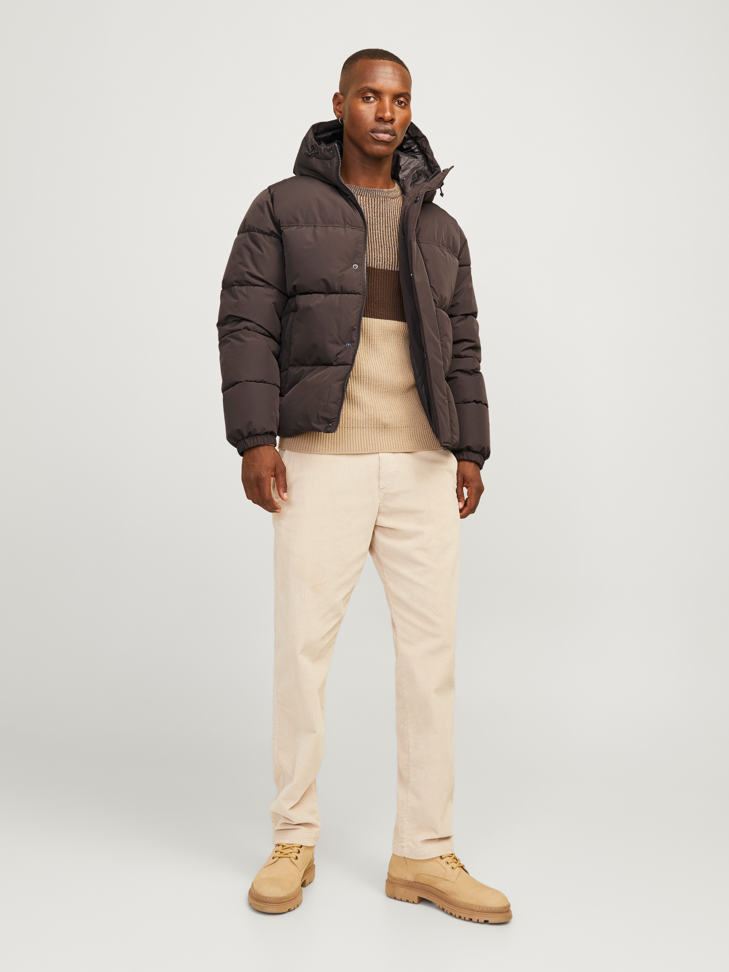 Jack & Jones Steppjacke »JJEBRADLEY PUFFER HOOD SN«, mit Kapuze