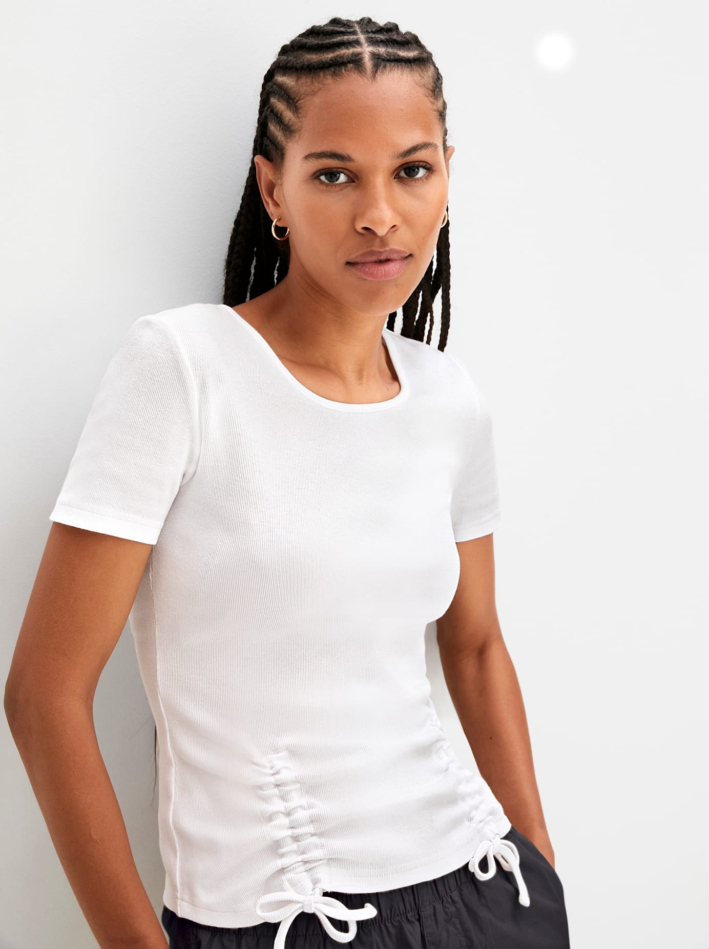 Image of Inspirationen Kurzarmshirt "Rippshirt" 1 tlg.
