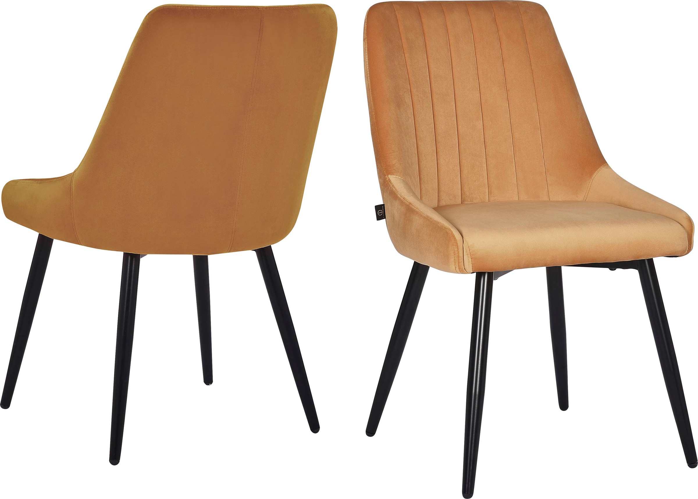 Image of Leonique Esszimmerstuhl »Bondy«, (Set), Luxus-Microfaser, Polsterstuhl 2er-Set mit Ziernähten im Rückenpolster bei Ackermann Versand Schweiz