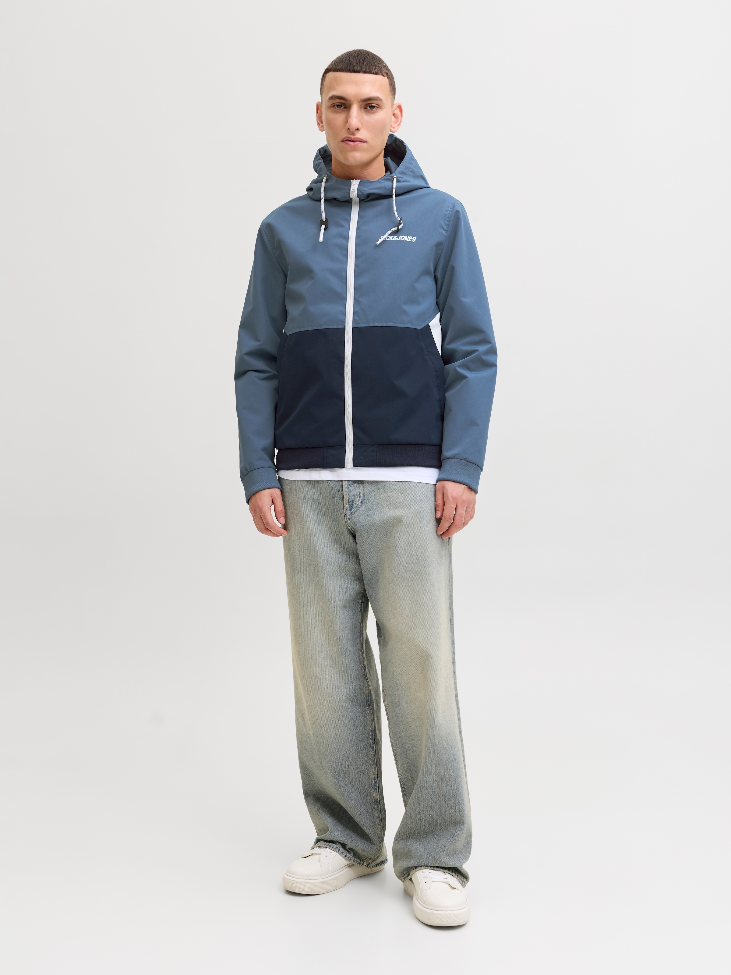 Jack & Jones Blouson »JJERUSH mit Kapuze« mit Kapuze Kunstfaser, regular fit