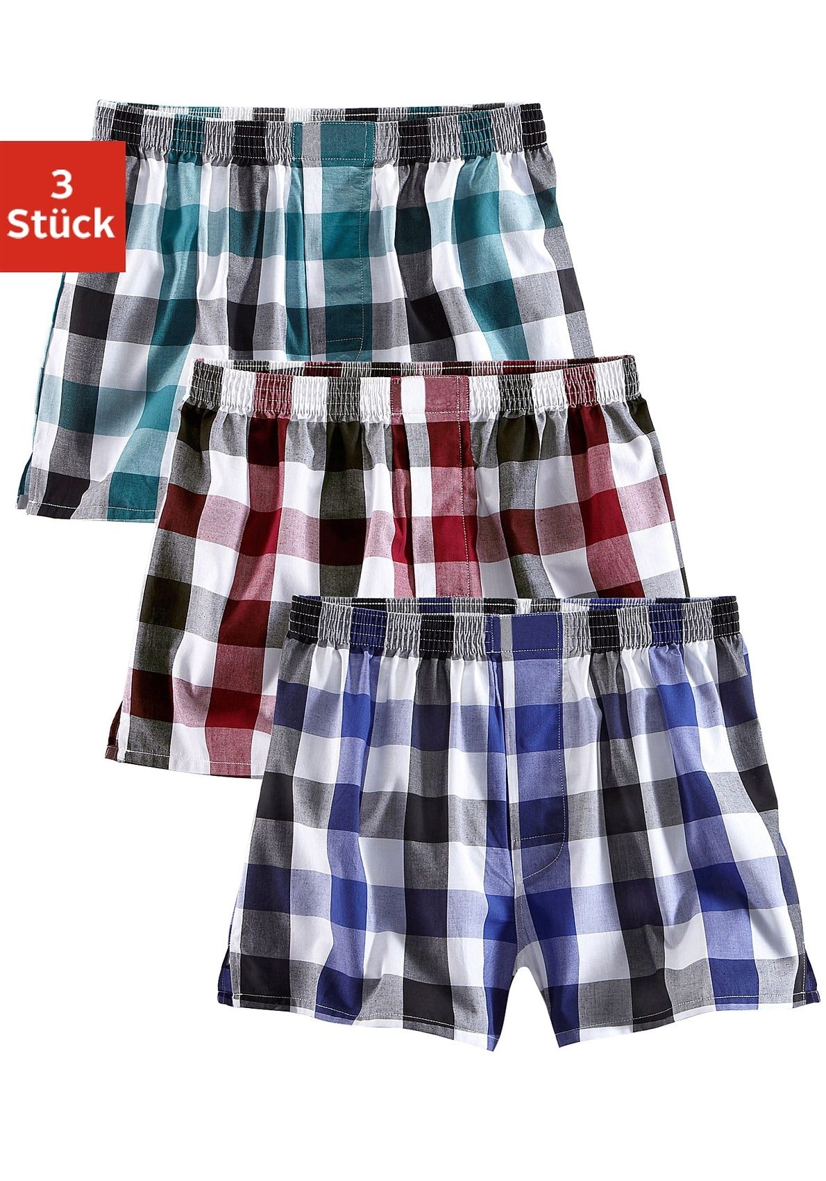 Image of le jogger Boxer "Boxershorts für Jungen" Packung, 3 Stk. lässiger Style in bequemer Passform