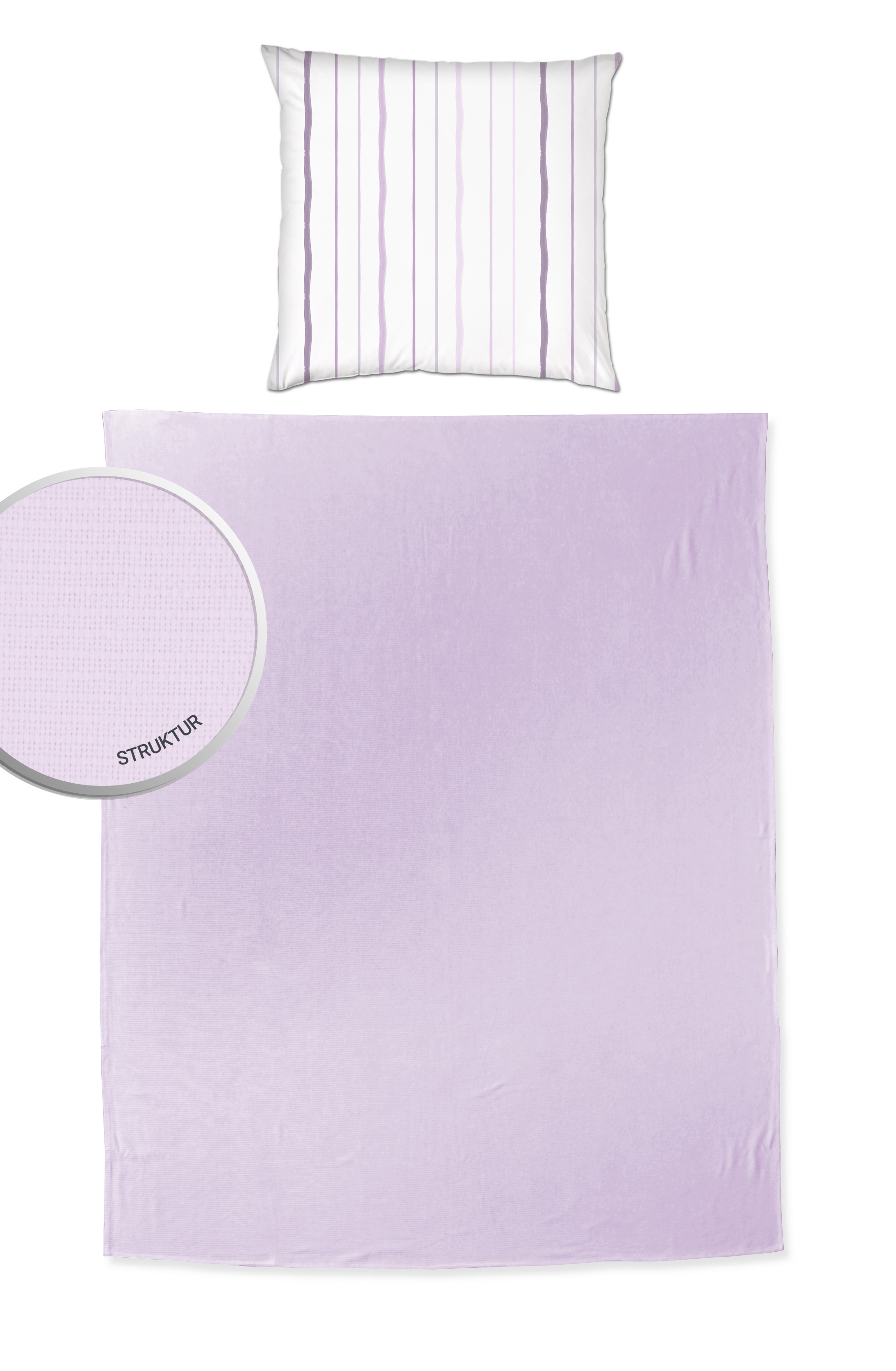 Image of Primera Bettwäsche "Baumwolle Sommer-Set" 2 Stk. mit sanften Farbtönen