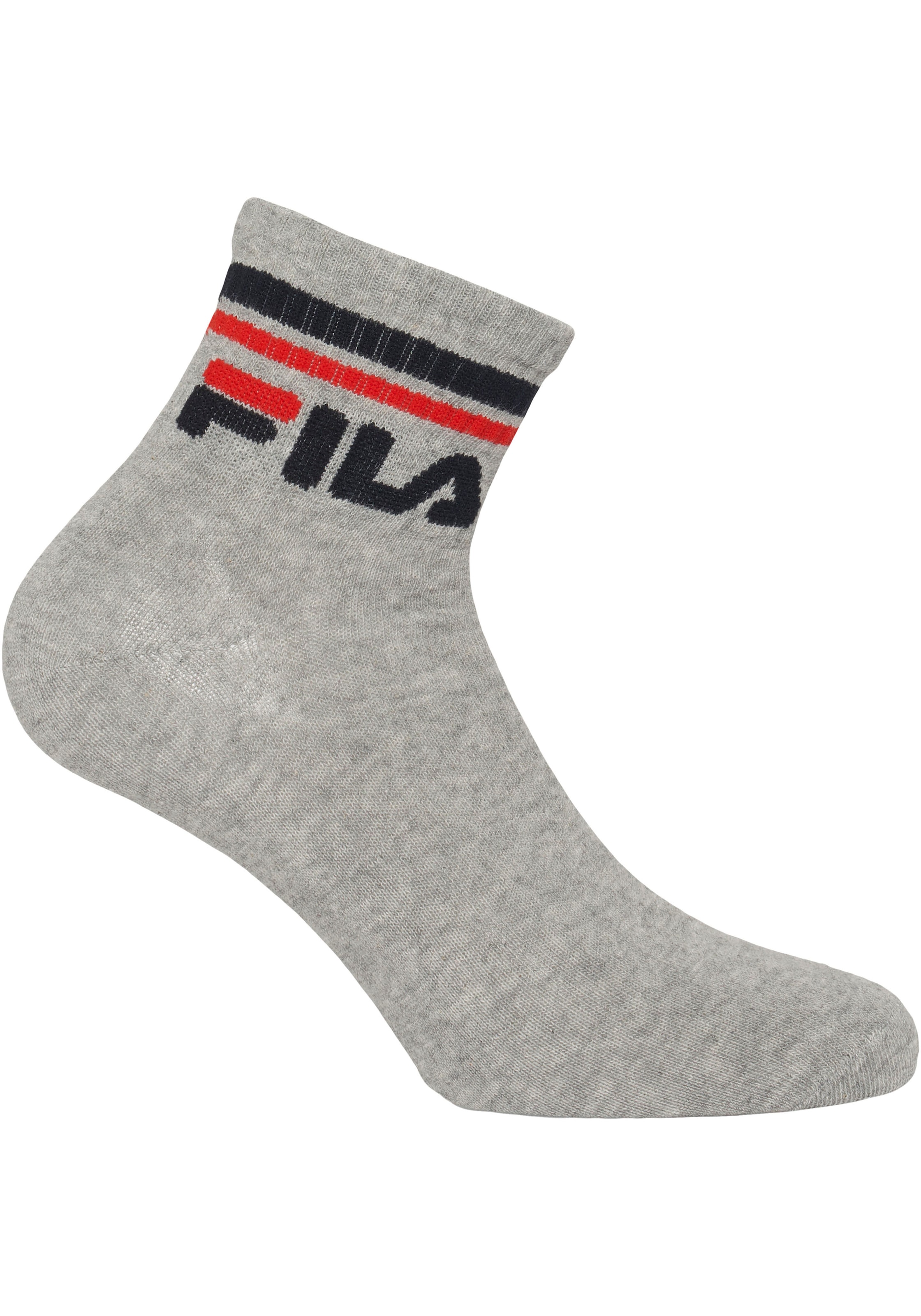 Fila Sportsocken, (6er Pack), mit Logo-Schriftzug