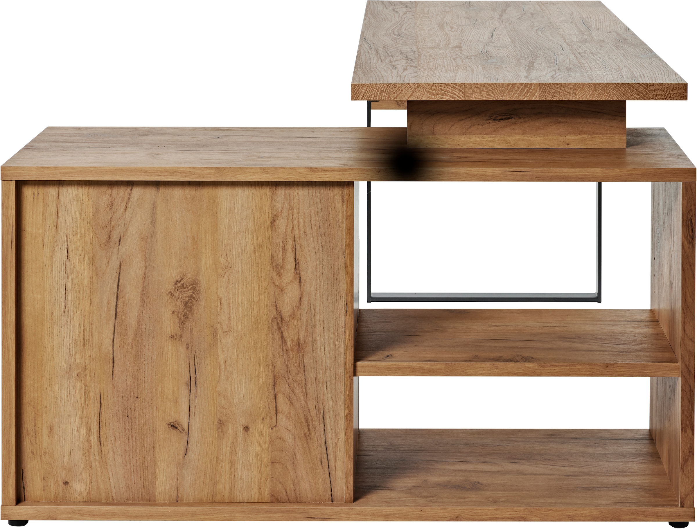 Jahnke Bureau d'angle »LOOP C 150 E« 1 cuis tlg. bureau d'angle, montage réversible, beaucoup de rangement