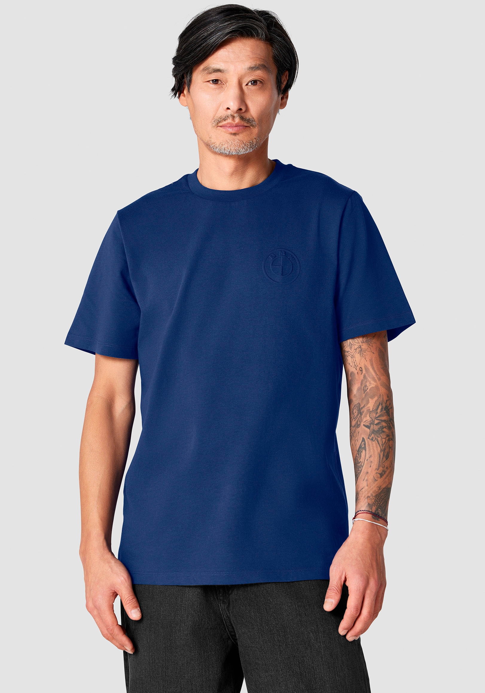 Image of BMW Oversize-Shirt mit Logostickerei auf Brusthöhe