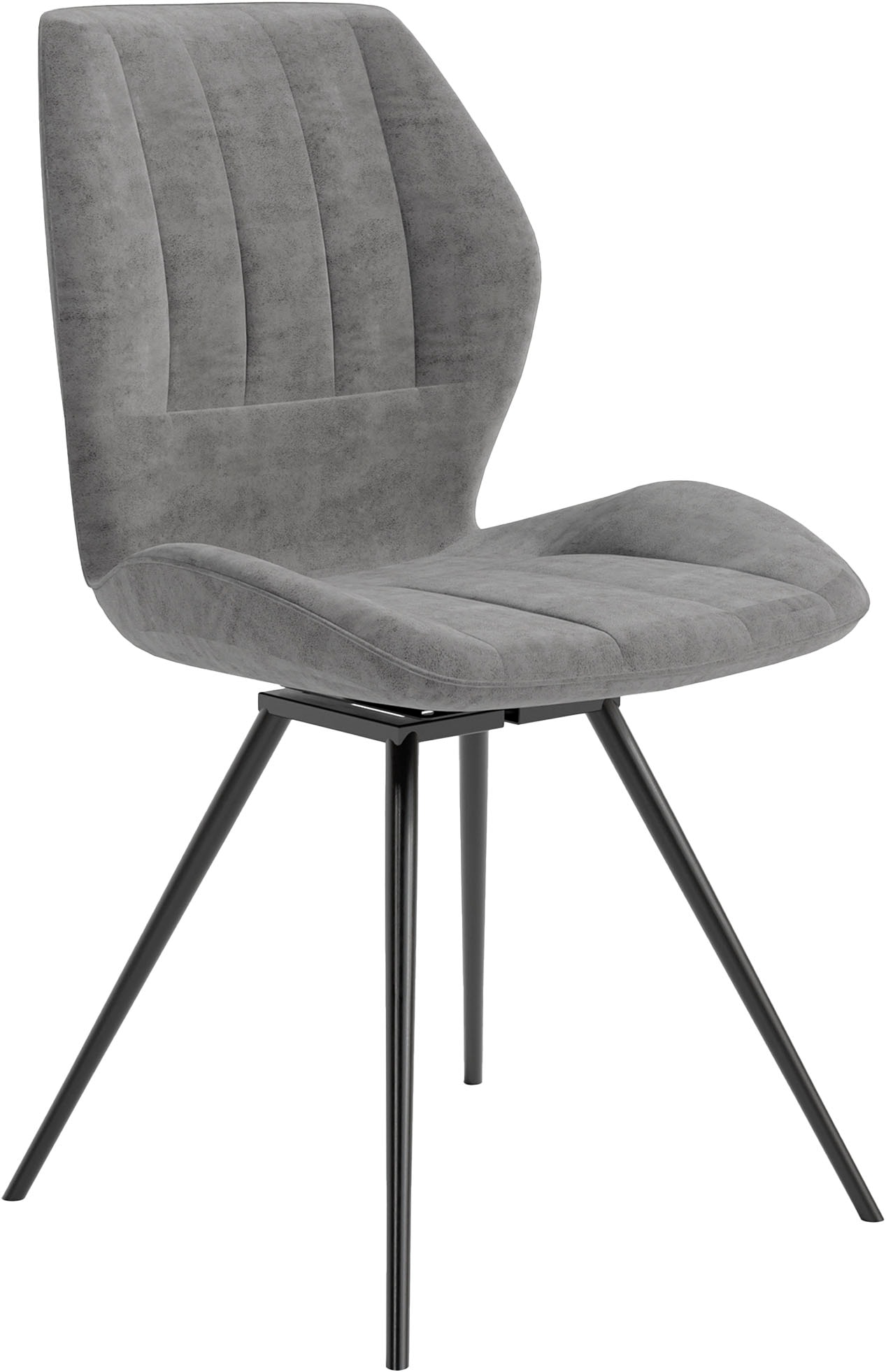 byLIVING Esszimmerstuhl »Manhattan 2er-Set«, (Set), 2 St., Microfaser VINTAGE, drehbarer Stuhl mit modernem Mikrofaserbezug