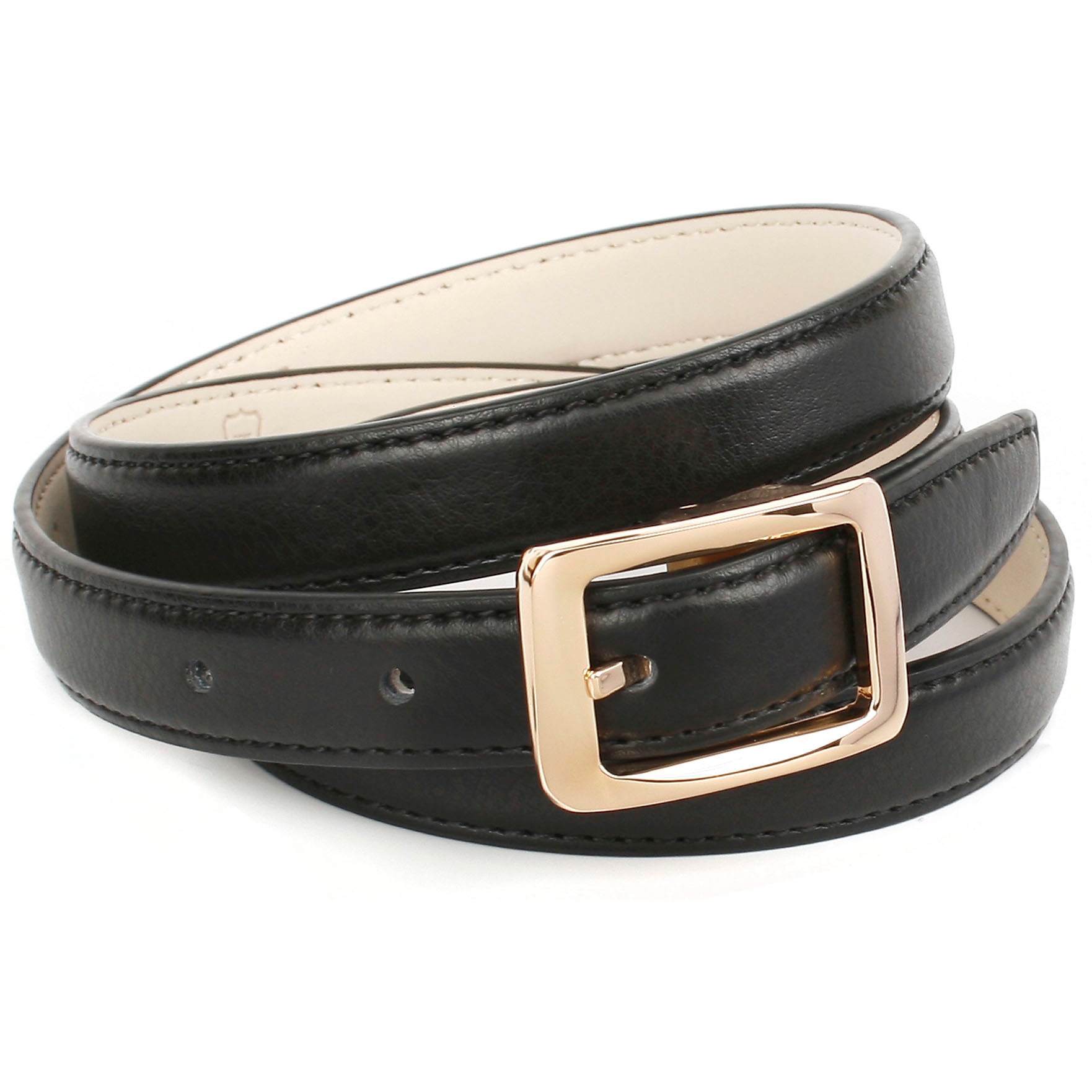 Image of Anthoni Crown Ledergürtel, in Hirschprägung mit glänzender, eckiger Schliesse bei Ackermann Versand Schweiz