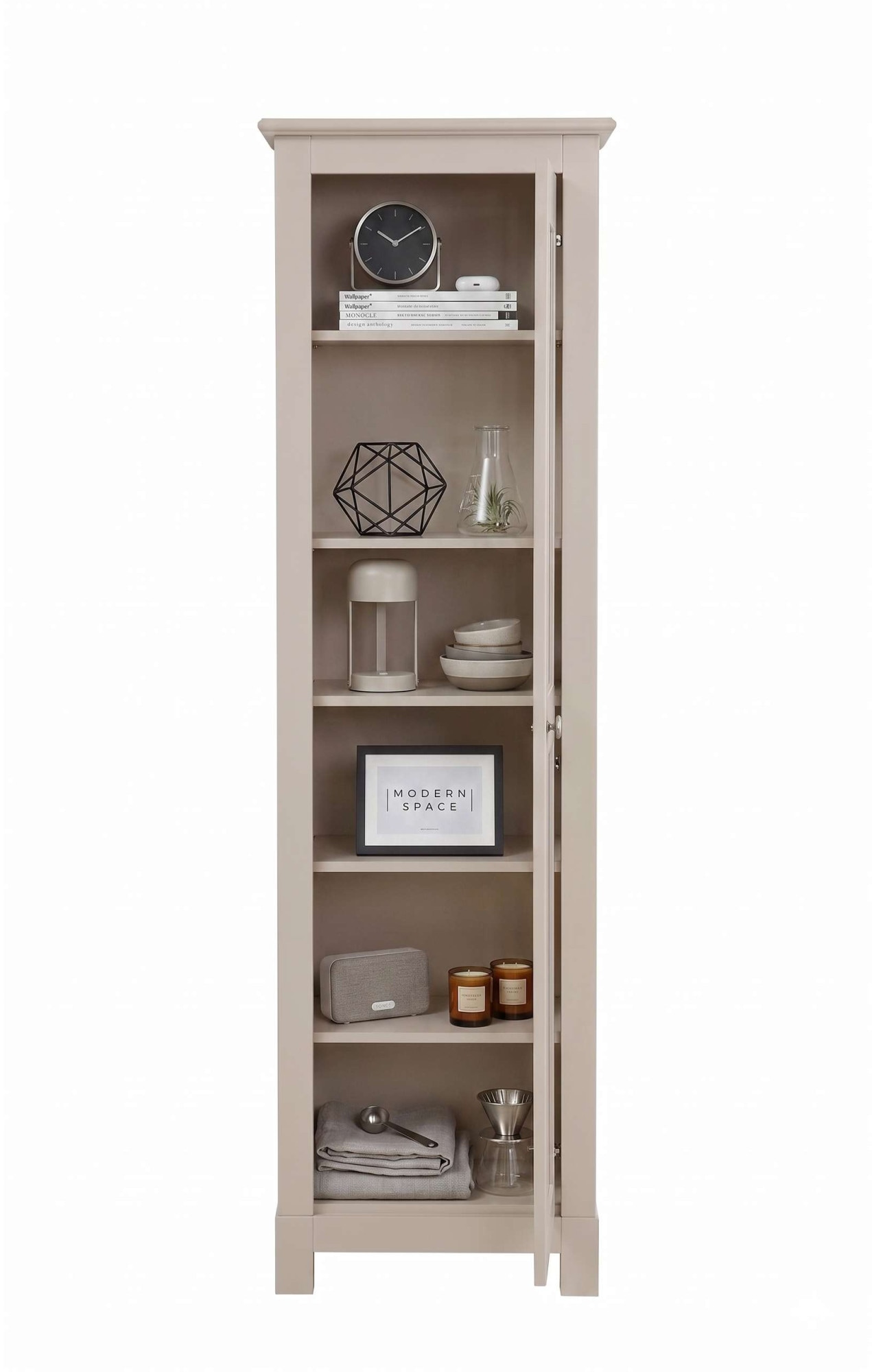 GOODproduct Vitrine »Rauna Vitrinenschrank, Stauraumchrank« Höhe 180 cm, aus massiver Kiefer, FSC®-zertifiziert