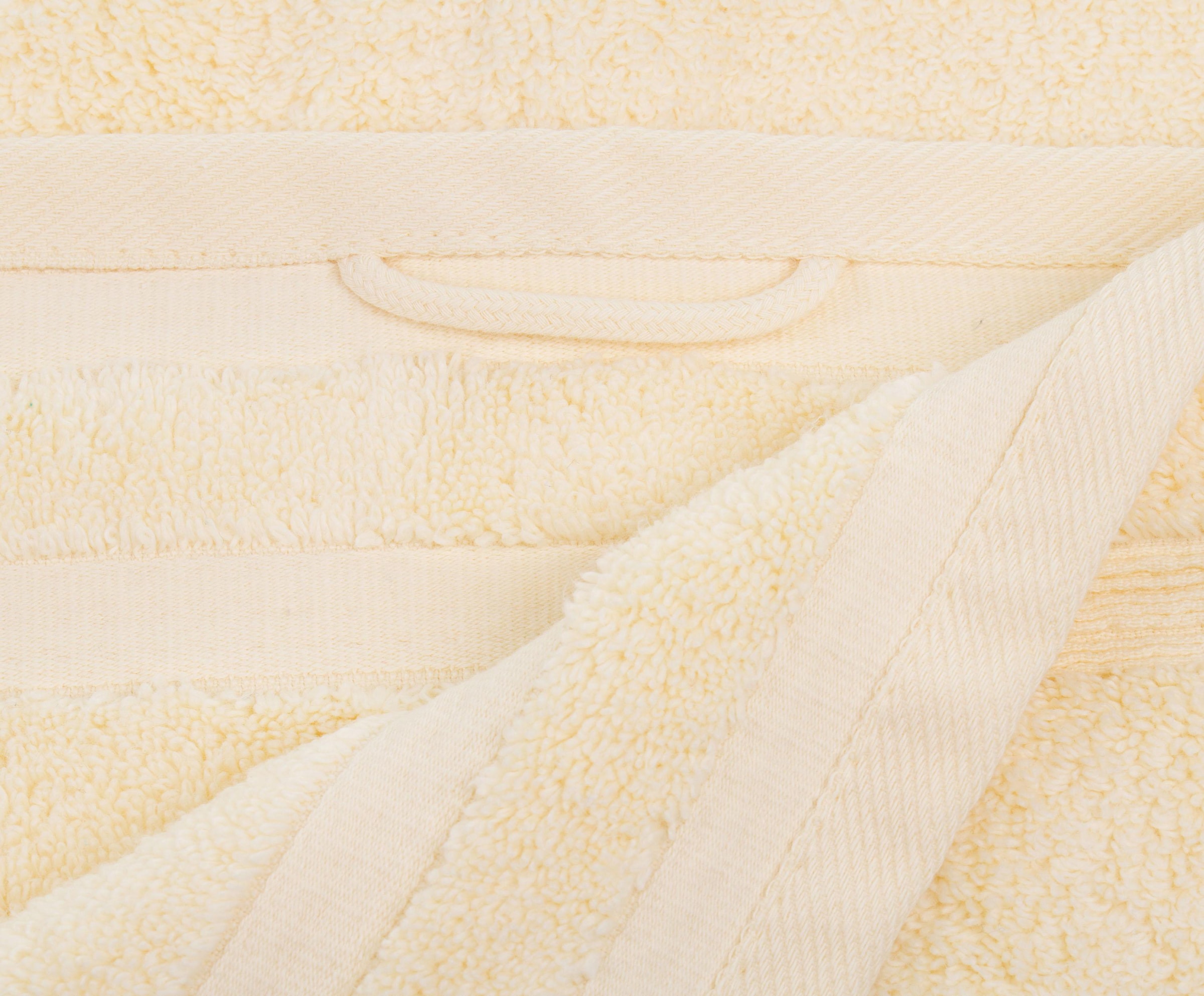 Gözze Handtücher »Monaco« im Set, Uni Farben, mit gewellter Bordüre, reine Baumwolle