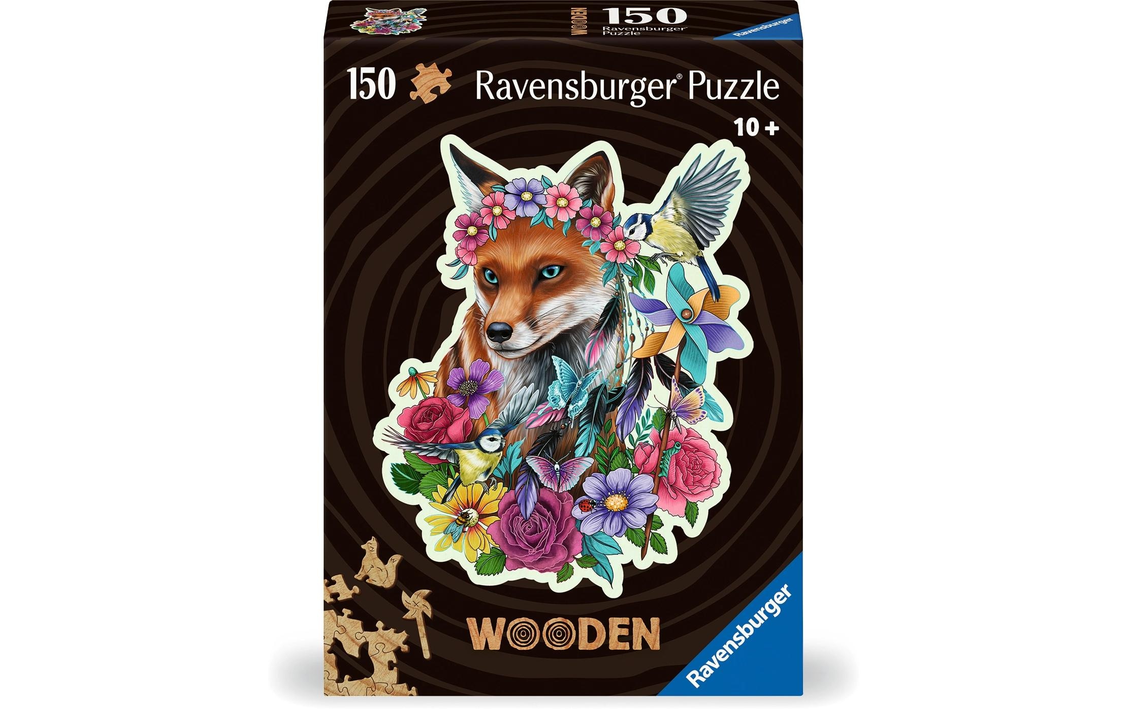 Ravensburger Puzzle »Wooden, Bunter Fuchs« fabriqué en Europe