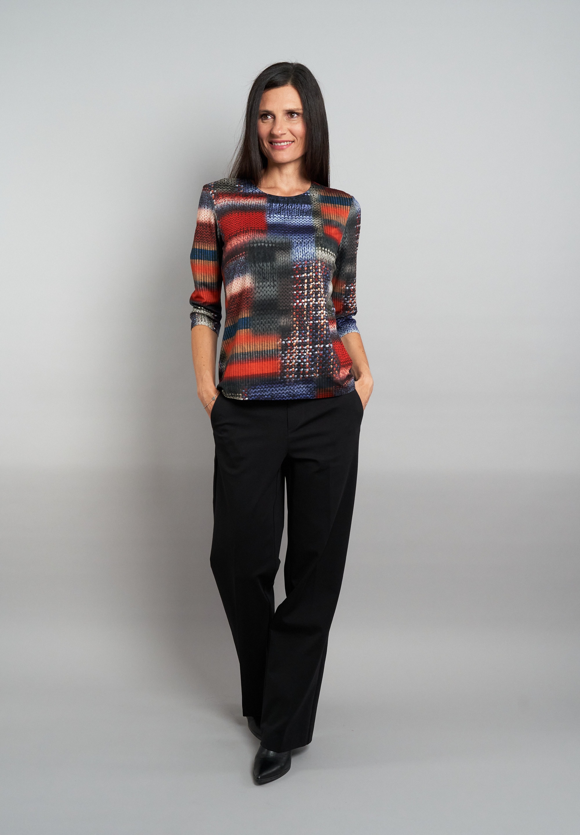 Seidel Moden 3/4-Arm-Shirt mit besonderem Print