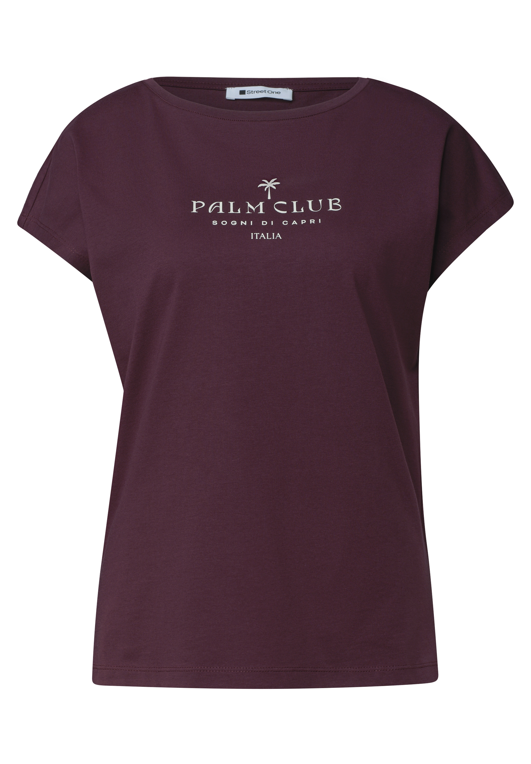 STREET ONE Haut de chemise top d'été avec texte