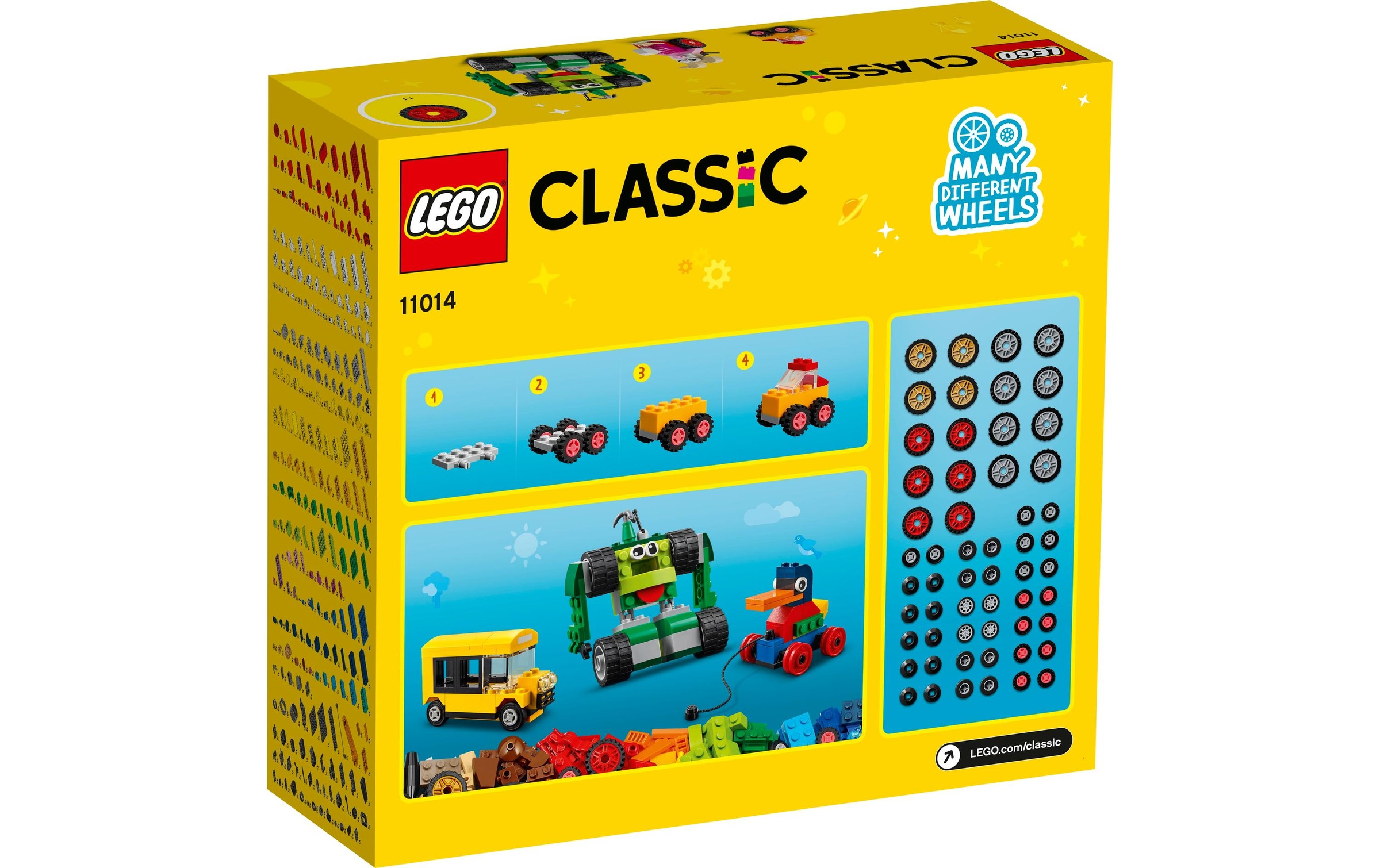 LEGO® Konstruktionsspielsteine »Steinebox mit Rädern«