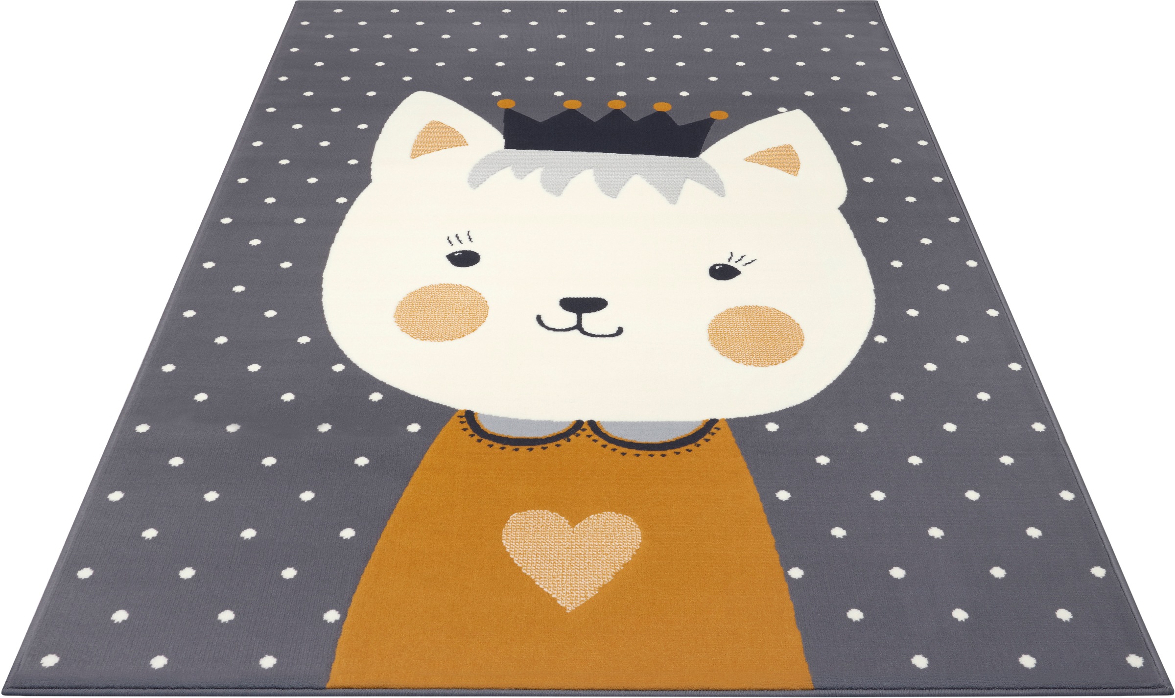 Image of HANSE Home Kinderteppich »Kitty Bonny«, rechteckig, 9 mm Höhe, Kurzflor, Kinderzimmer, Cat, Tiermotiv, Strapazierfähig, Pflegeleicht bei Ackermann Versand Schweiz