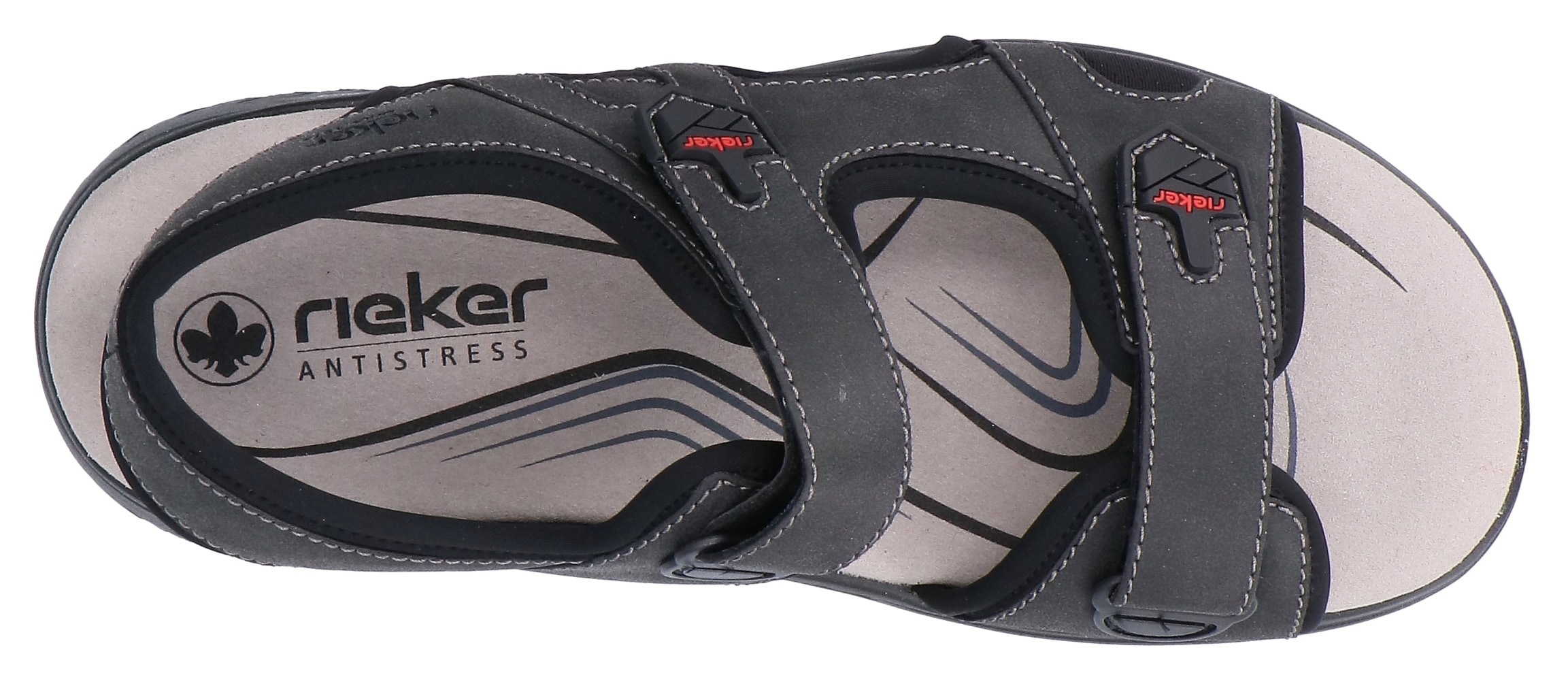 Rieker Sandale  Chaussure d'été, chaussure velcro, sandale outdoor avec brides velcro