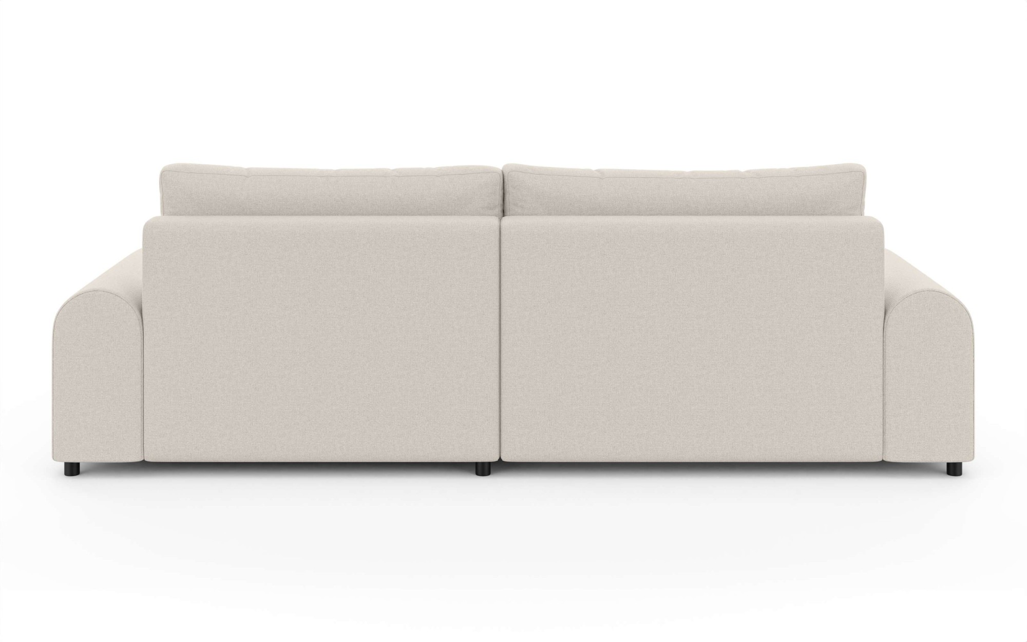 INOSIGN Ecksofa »Marsby, mit Bettfunktion und Bettkasten, Masse: B/H/T 242/65/145 cm«, L-Form mit Wellenunterfederung, Recamiere links oder rechts bestellbar