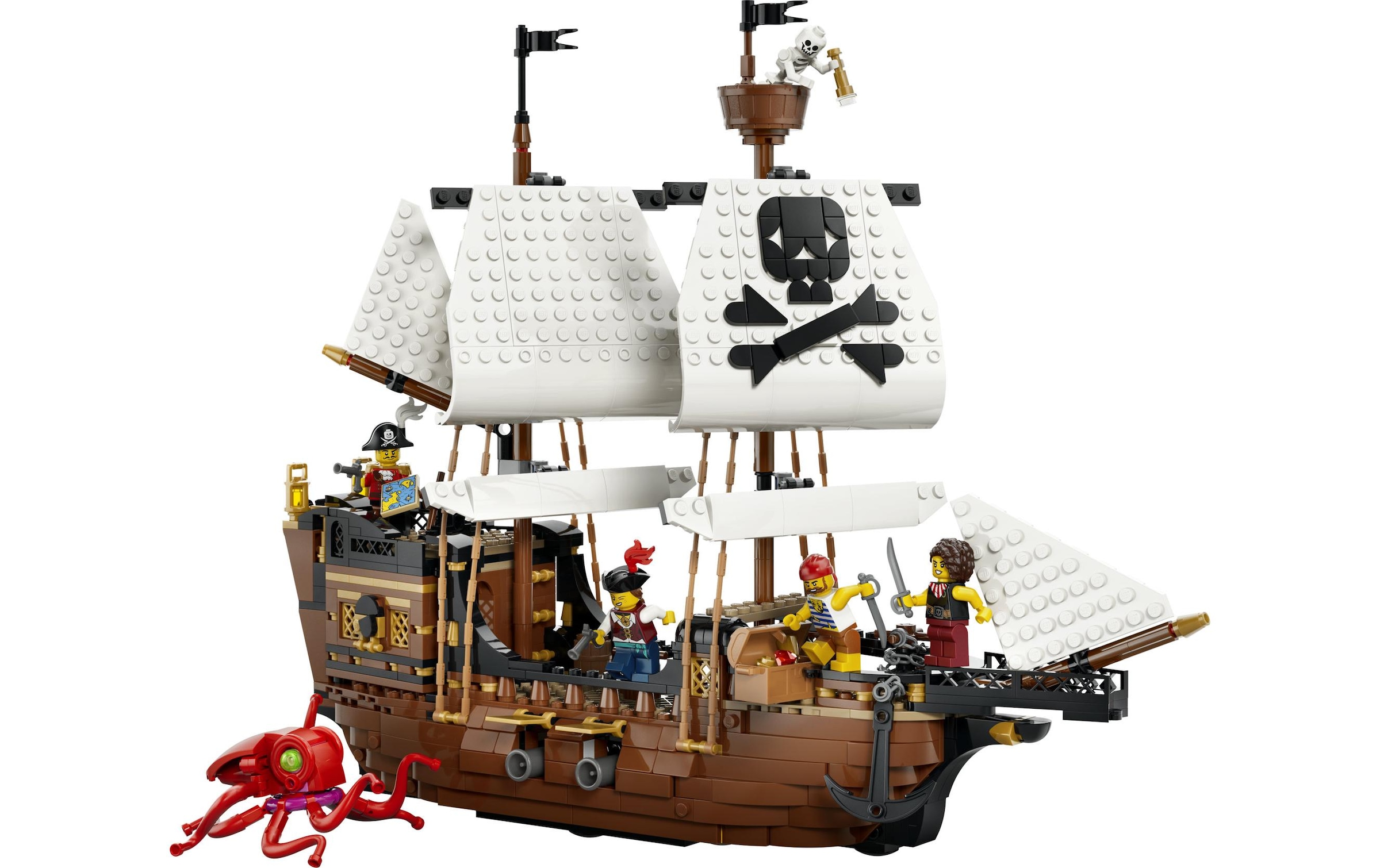 LEGO® Konstruktionsspielsteine »Legendäres Piratenschiff (31387), LEGO Creator« Made in Europe