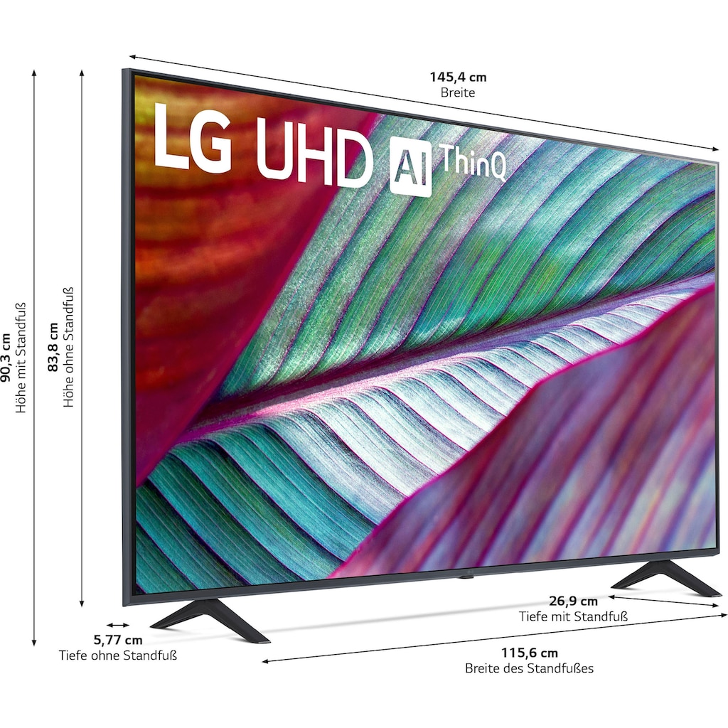 LG LCD-LED Fernseher »65UR78006LK«, 164 cm/65 Zoll, 4K Ultra HD, Smart-TV