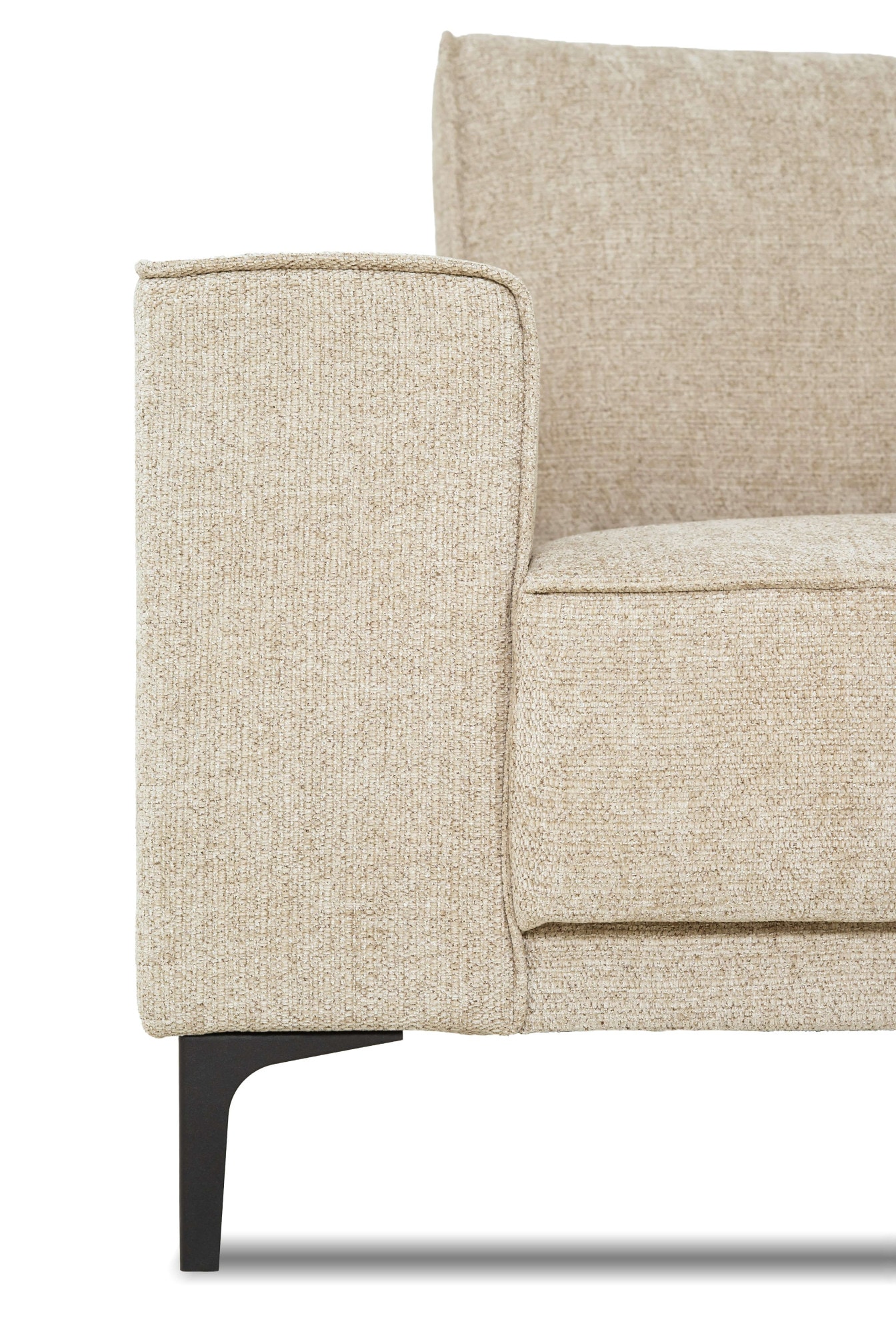 GOODproduct 3-places »OLAND, B: 224 cm - Skandi-Design, Chenille-Bezug« Struktur, Flachgewebe, Luxus-Microfaser, Boucle
