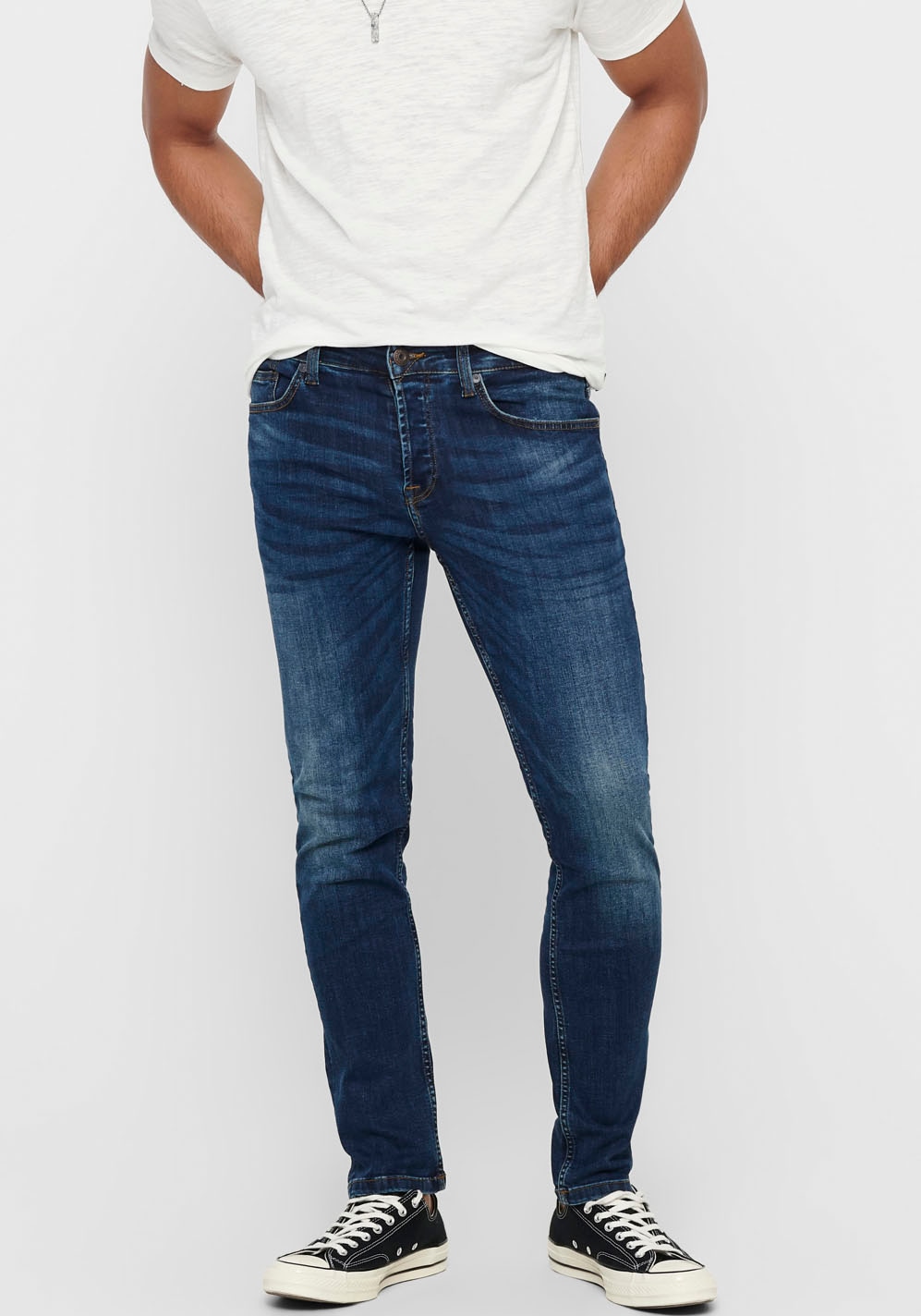 Regular-fit-Jeans »ONSWEFT REGULAR MAT DNM NOOS«