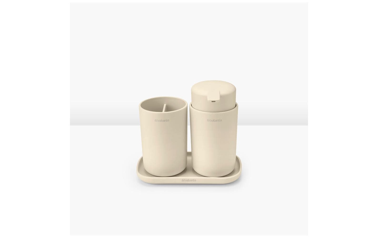 Brabantia Badaccessoire-Set "ReNew Set 250 ml, Beige"