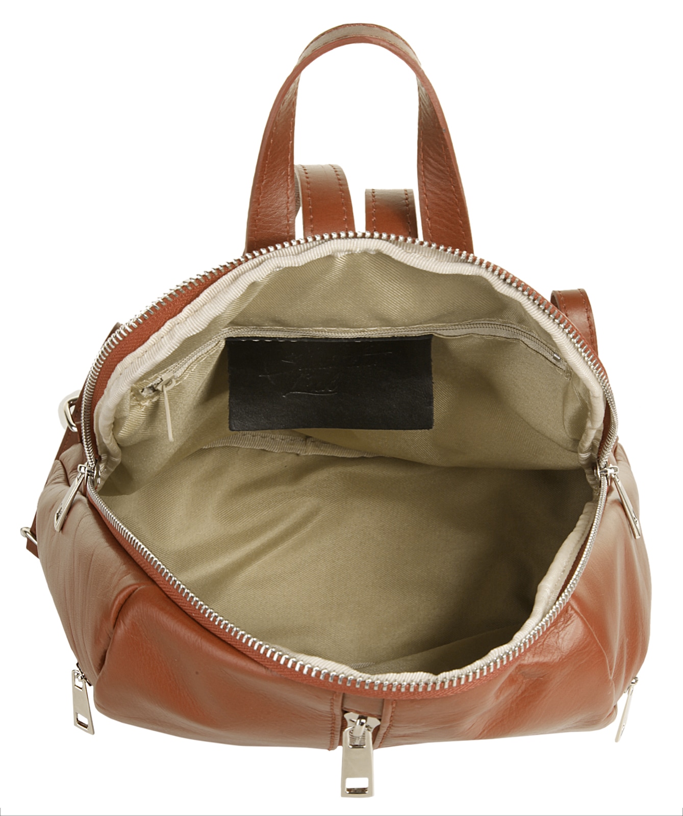 Samantha Look Cityrucksack, echt Leder, Made in Italy