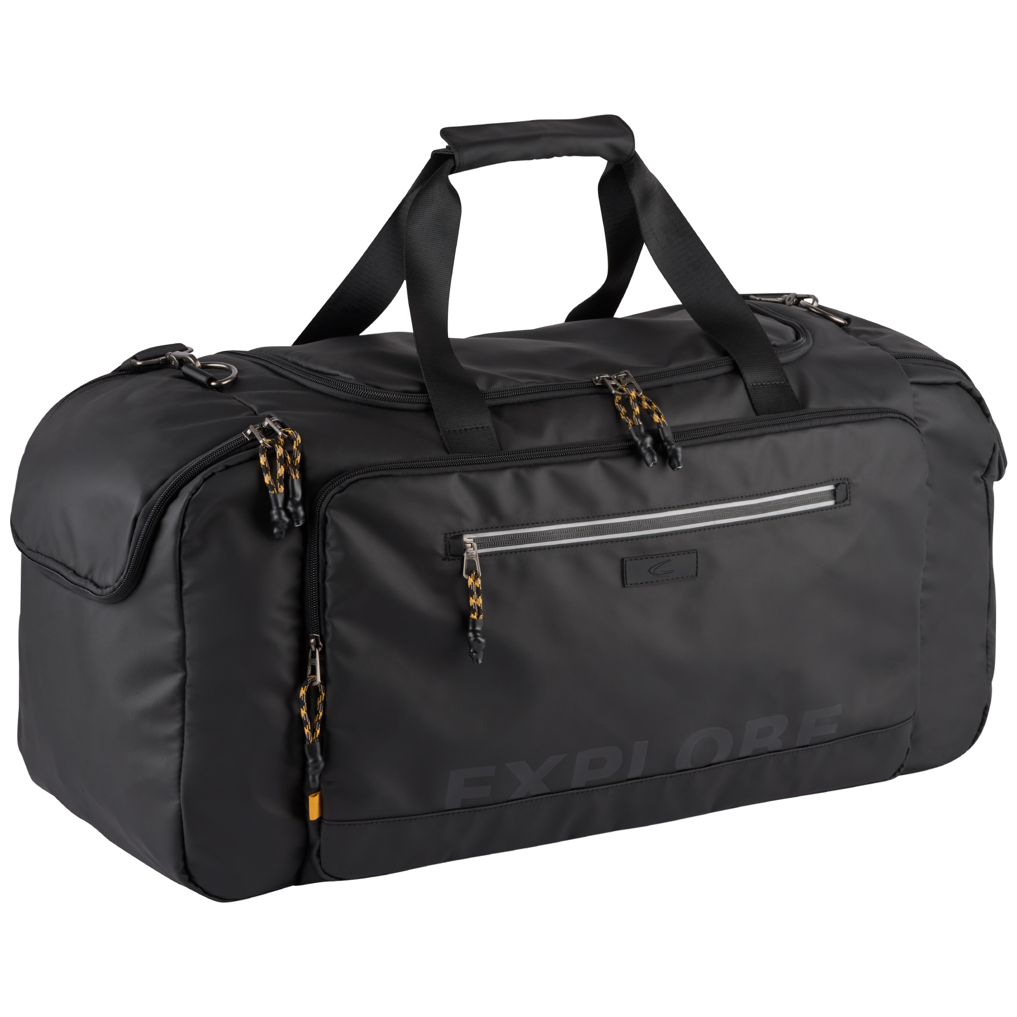 Image of camel active Reisetasche "Explore" wasserabweisendes recyceltes Nylon und reflektierende Reissverschlüsse