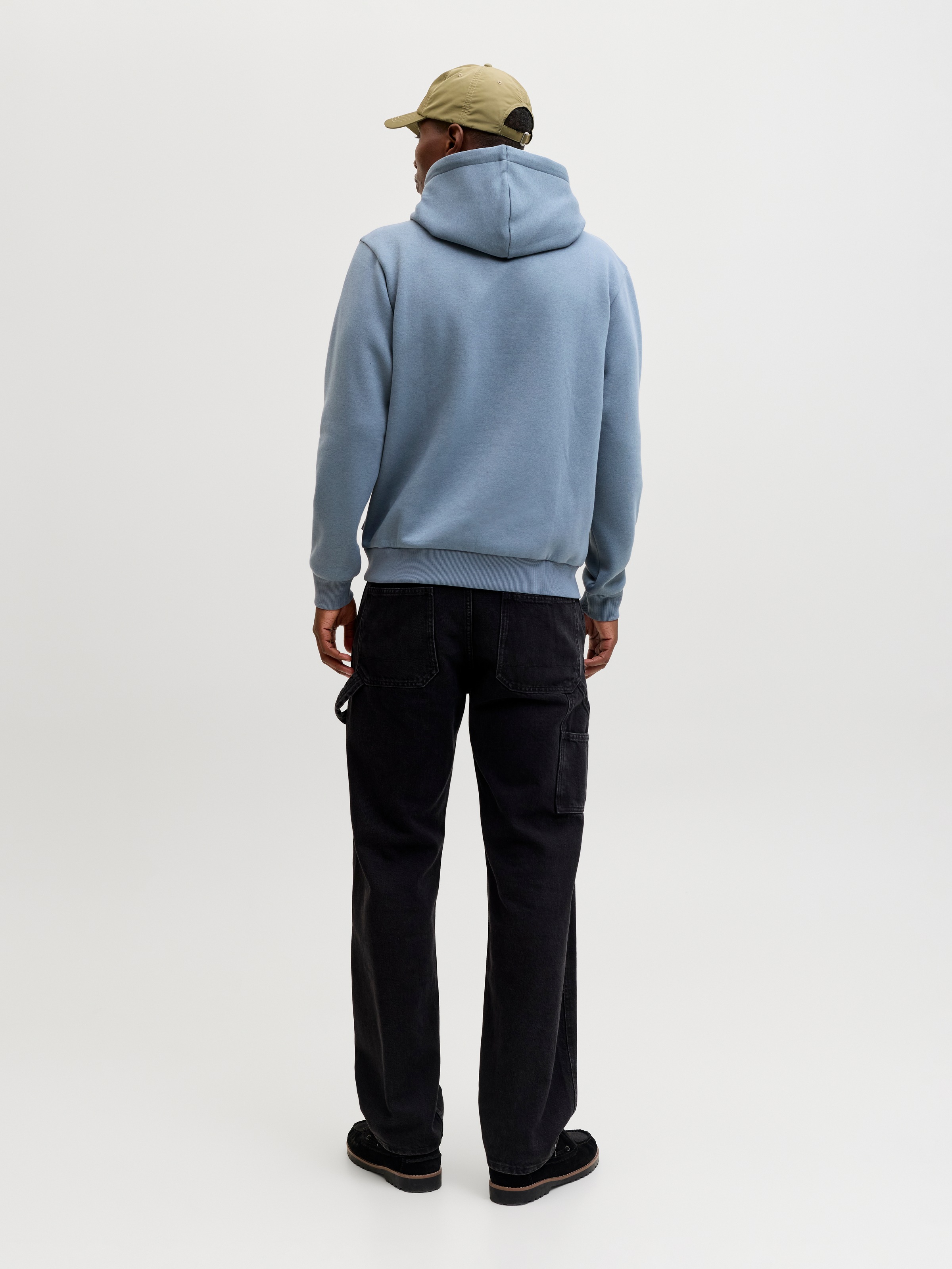 Jack & Jones Sweat à capuche »JJEBRADLEY SWEAT HOOD NOOS«, Materialmix, relaxed fit
