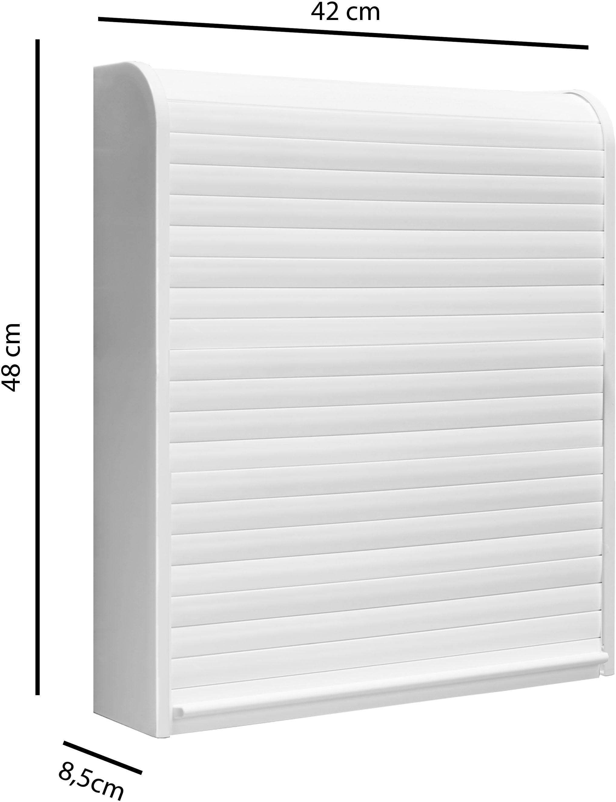 Bischof Medizinschrank »Salus« Kompaktes Medizinschränkchen mit verschliessbarem Rolladen