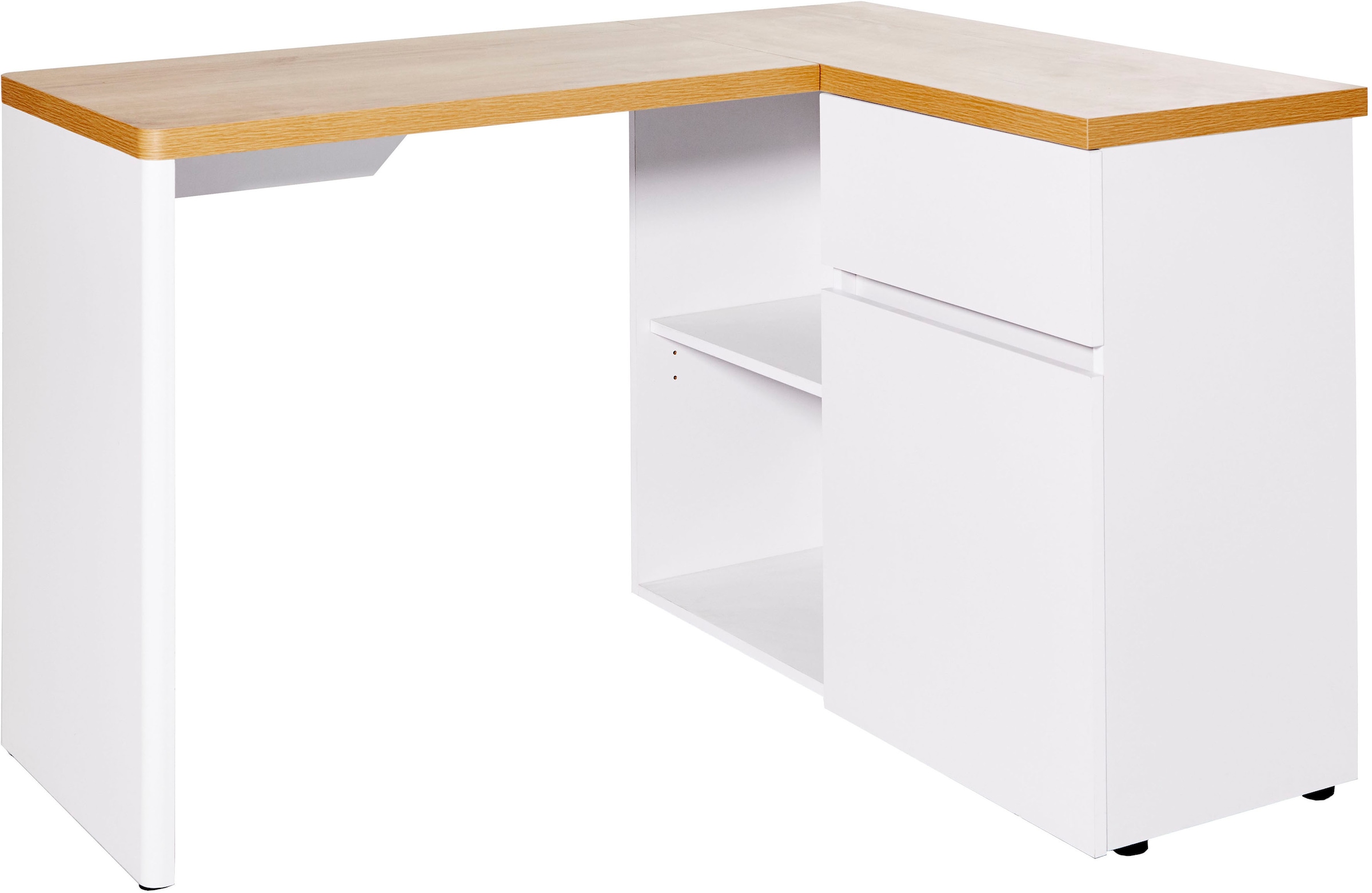 Jahnke Eckschreibtisch »CU-LIBRE 125 E« wechselseitig montierbar