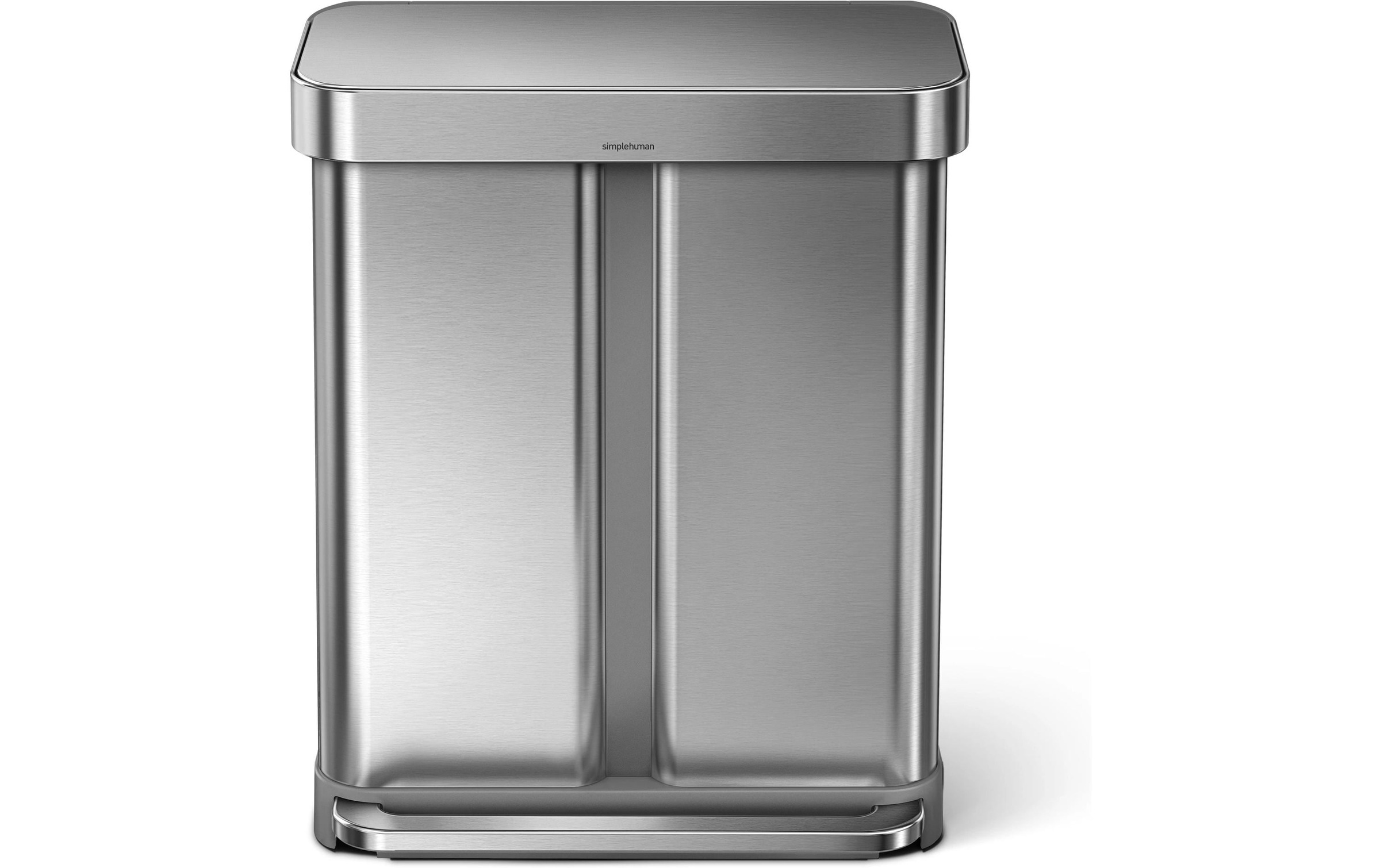 simplehuman Poubelle »Doppelkammer 58 l«