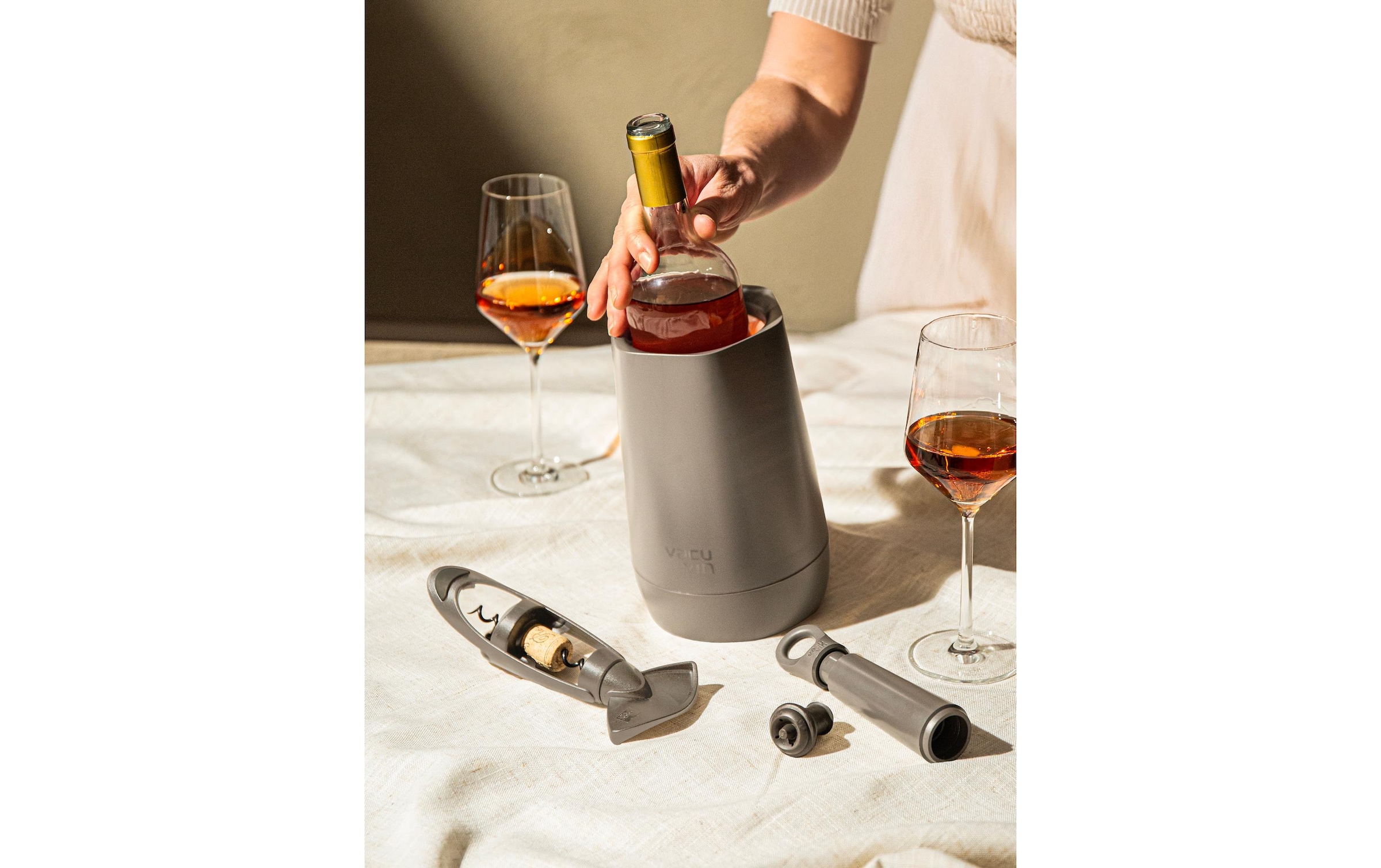 VACUVIN Weinkühler »Host Graphite 4-teilig«