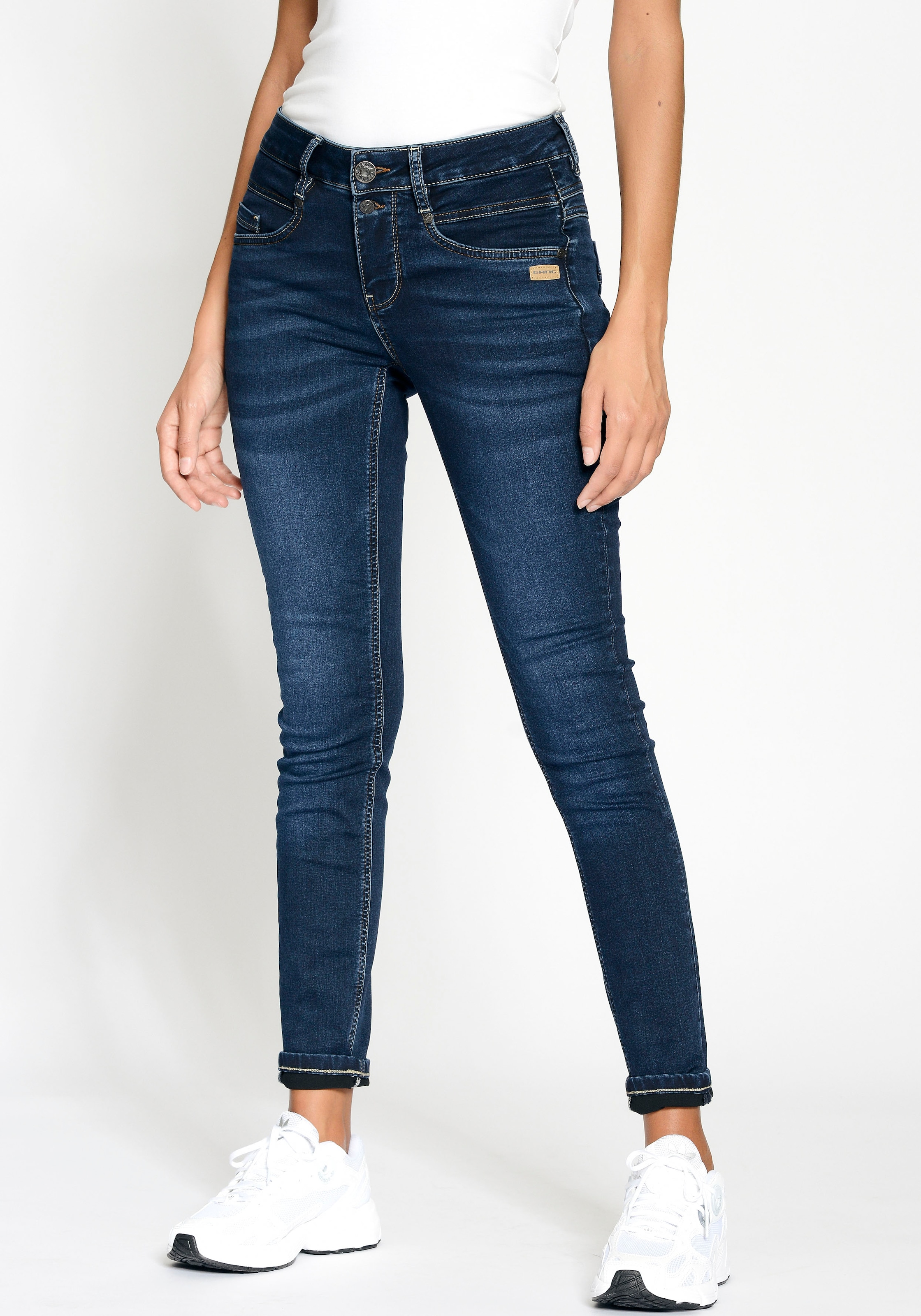 Skinny-fit-Jeans »94MORA«, mit 3-Knopf-Verschluss und Passe vorne